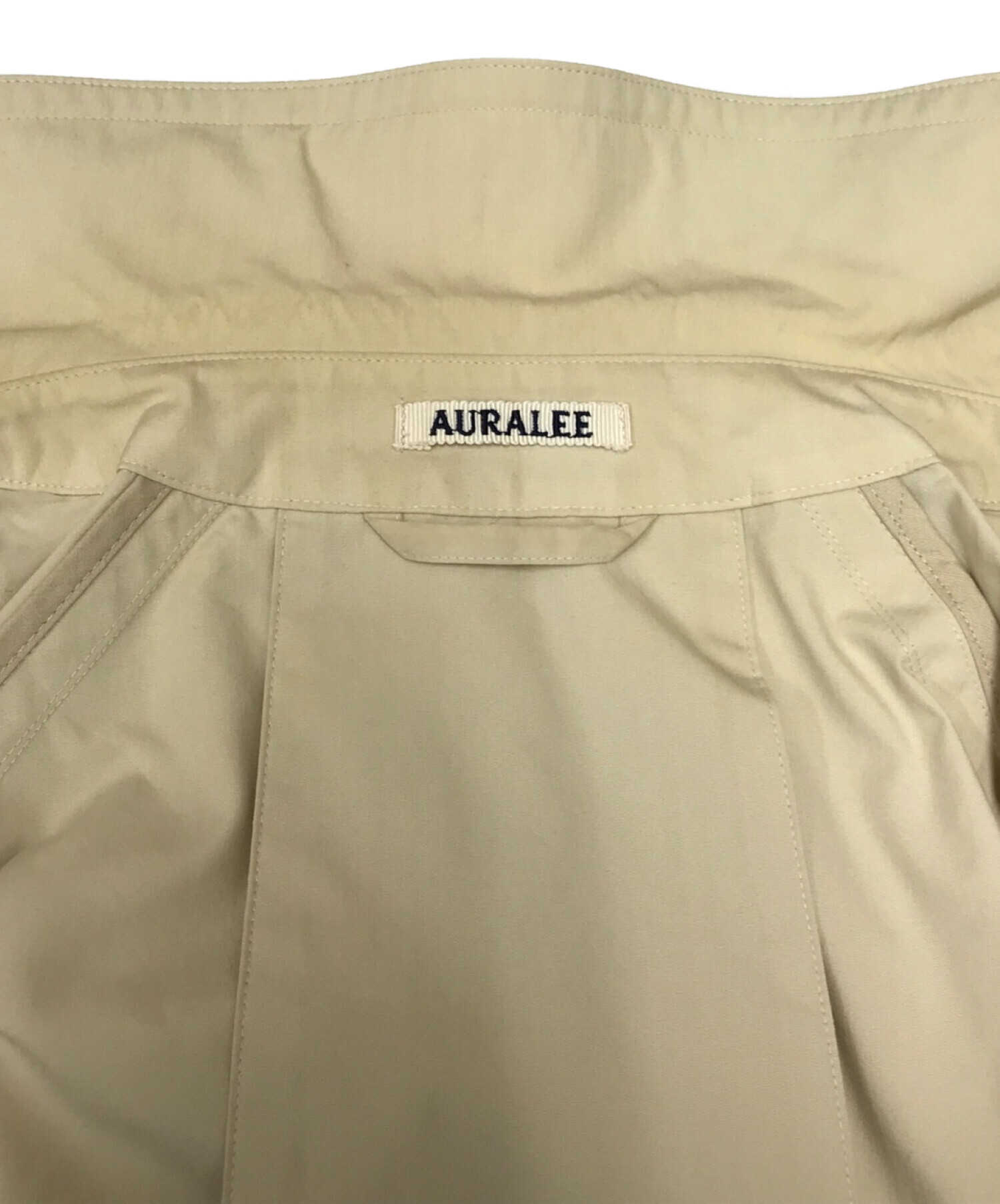 中古・古着通販】AURALEE (オーラリー) finx nylon chambray coat