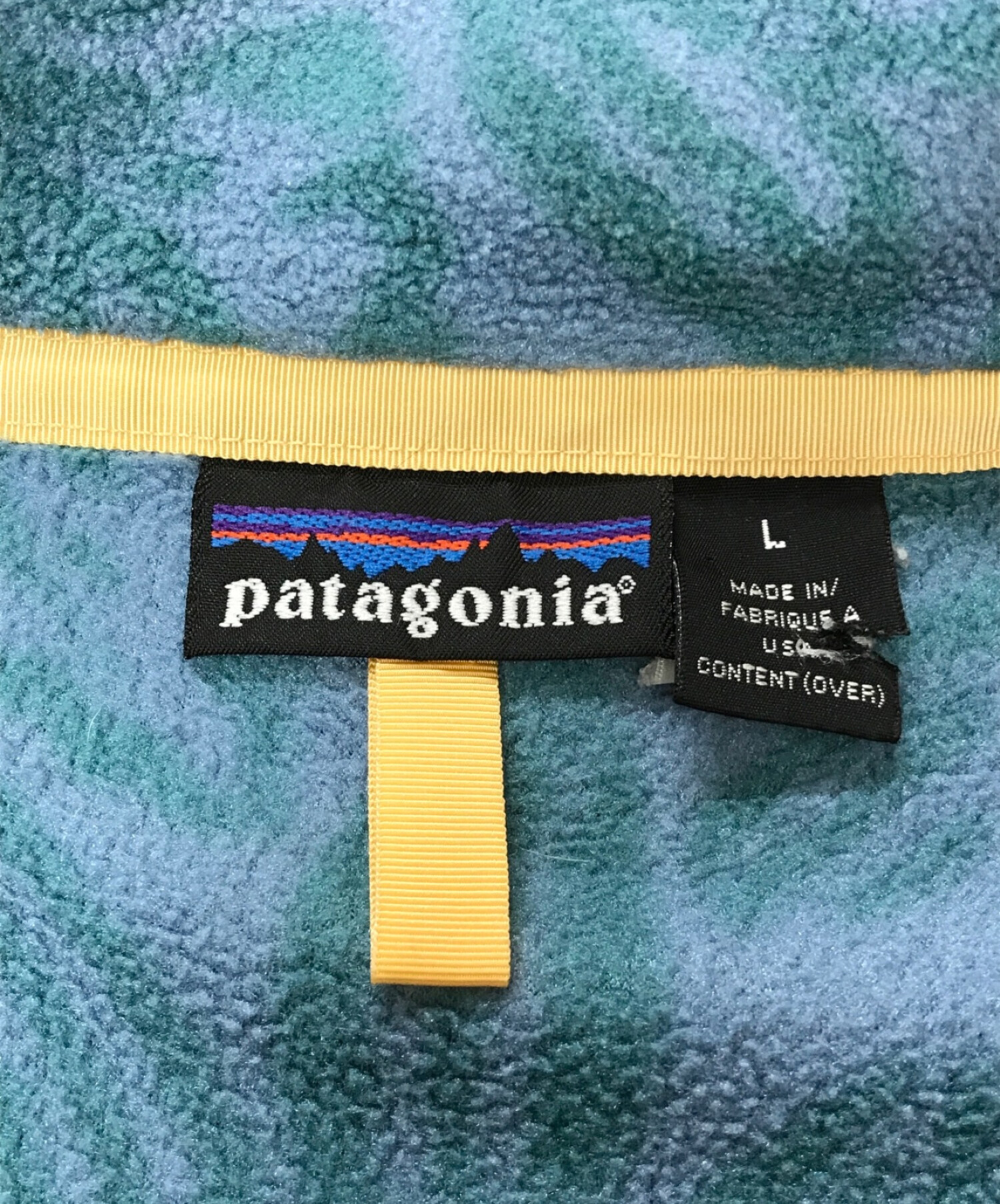 Patagonia (パタゴニア) シンチラスナップT グリーン サイズ:L