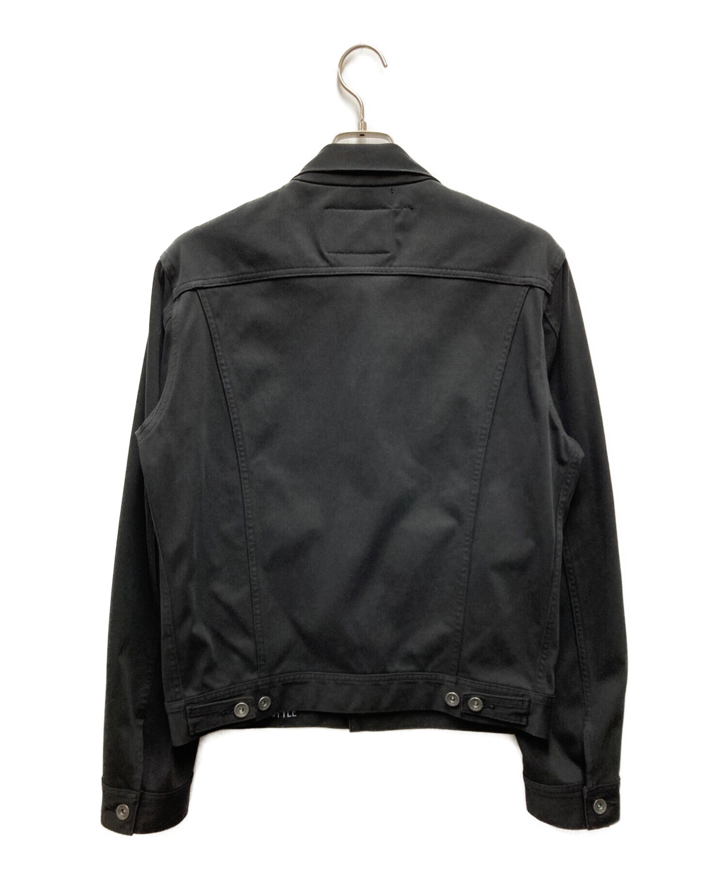 YANUK (ヤヌーク) YOSHIMASA HOSHIBA (ヨシマサ ホシバ) デニムジャケット ブラック サイズ:XL