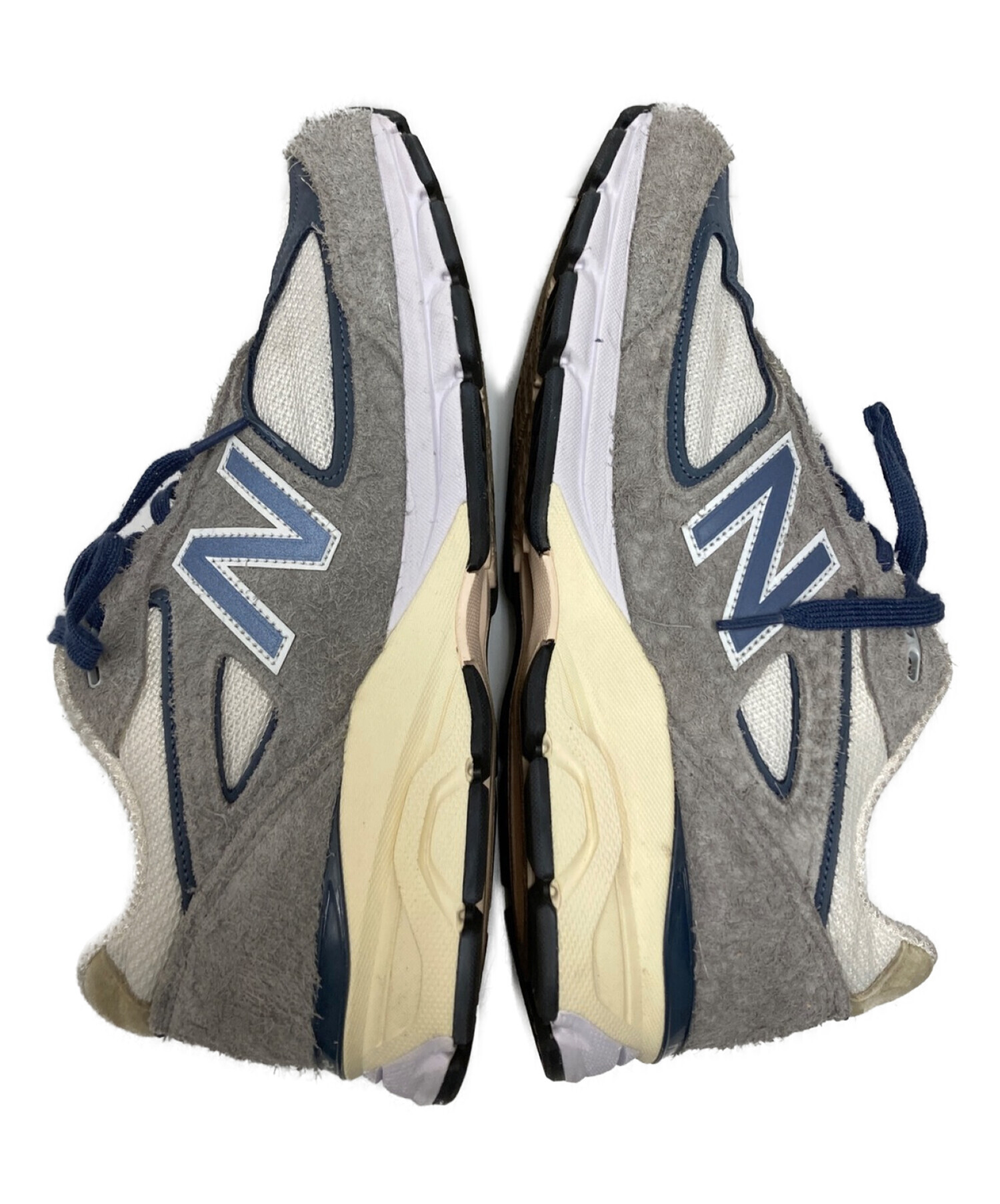 NEW BALANCE (ニューバランス) 990ローカットスニーカー グレー サイズ:27.5cm