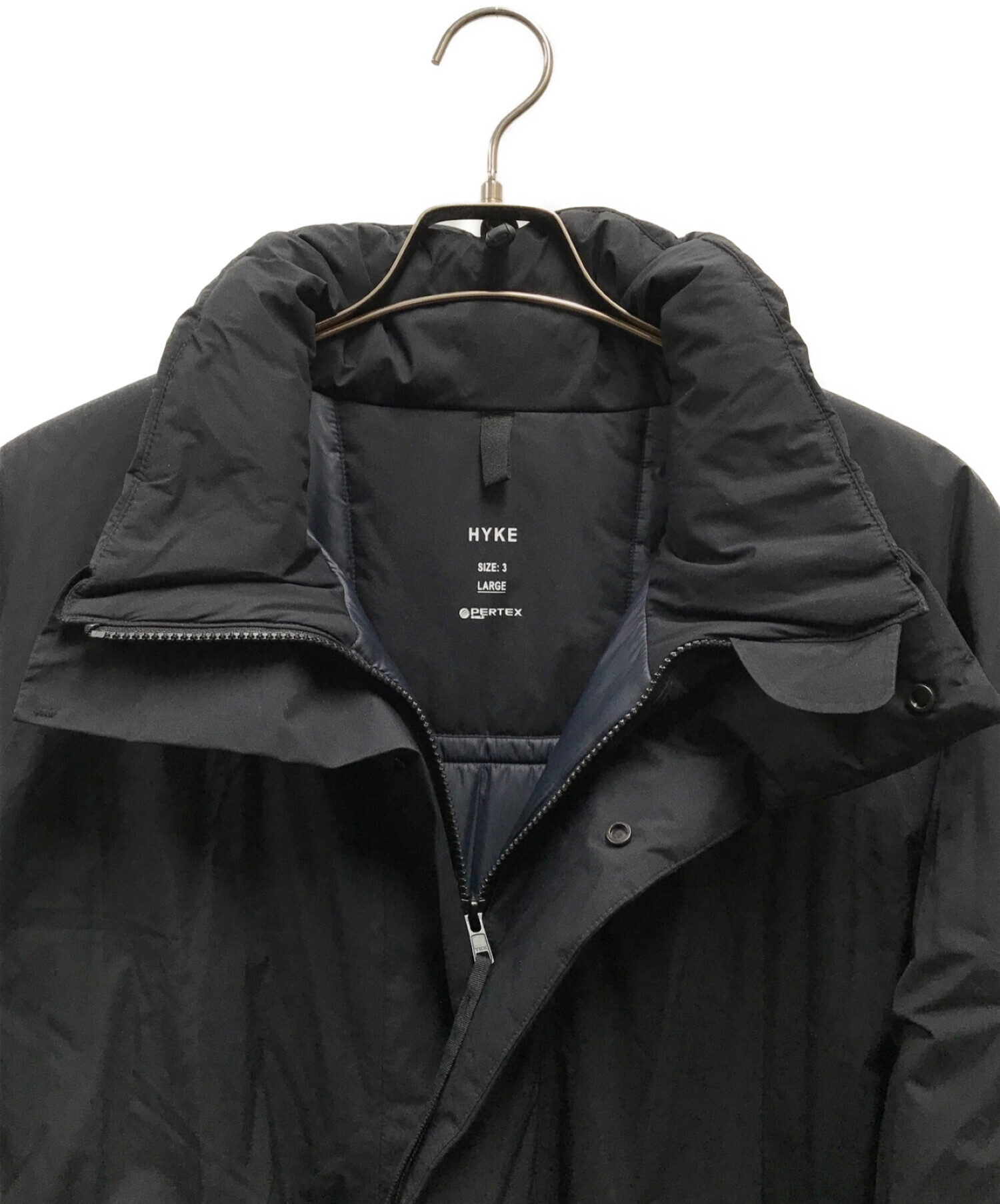 中古・古着通販】HYKE (ハイク) PERTEX GEN2 JACKET ブラック