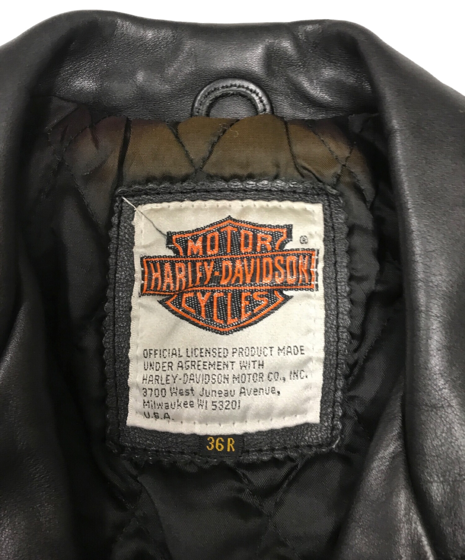 中古・古着通販】HARLEY-DAVIDSON (ハーレーダビッドソン) レザー