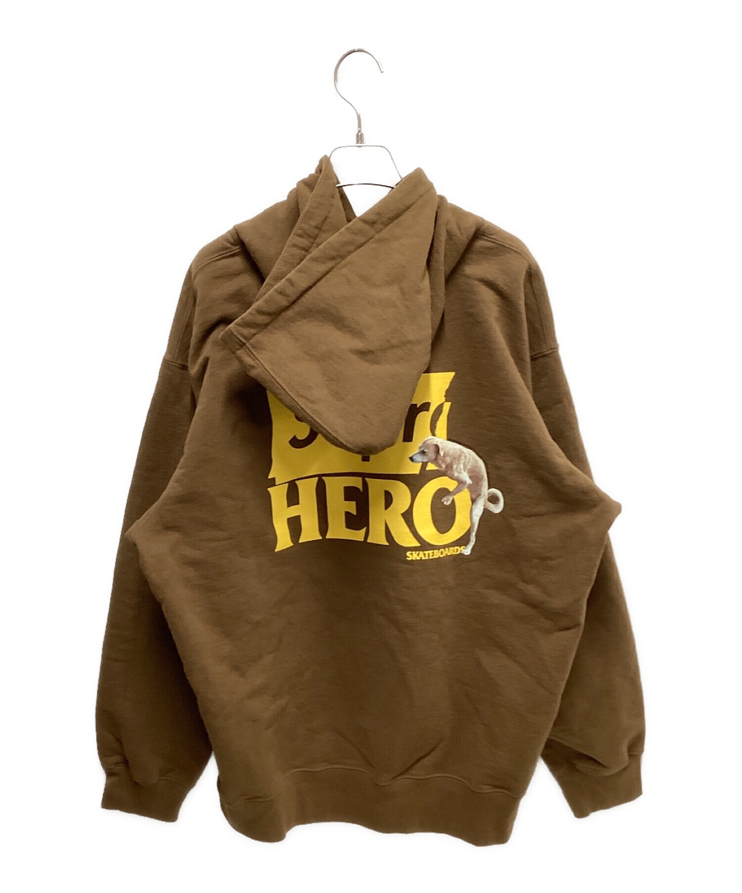 Supreme (シュプリーム) ANTIHERO Hooded Sweatshirt ブラウン サイズ:Large