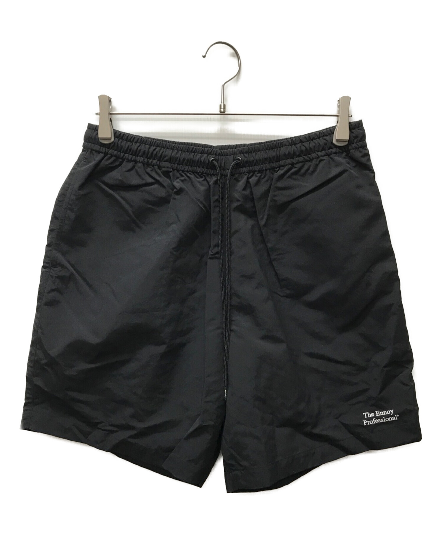 新作高評価ennoy nylon shorts BLACK OLIVE L セット パンツ