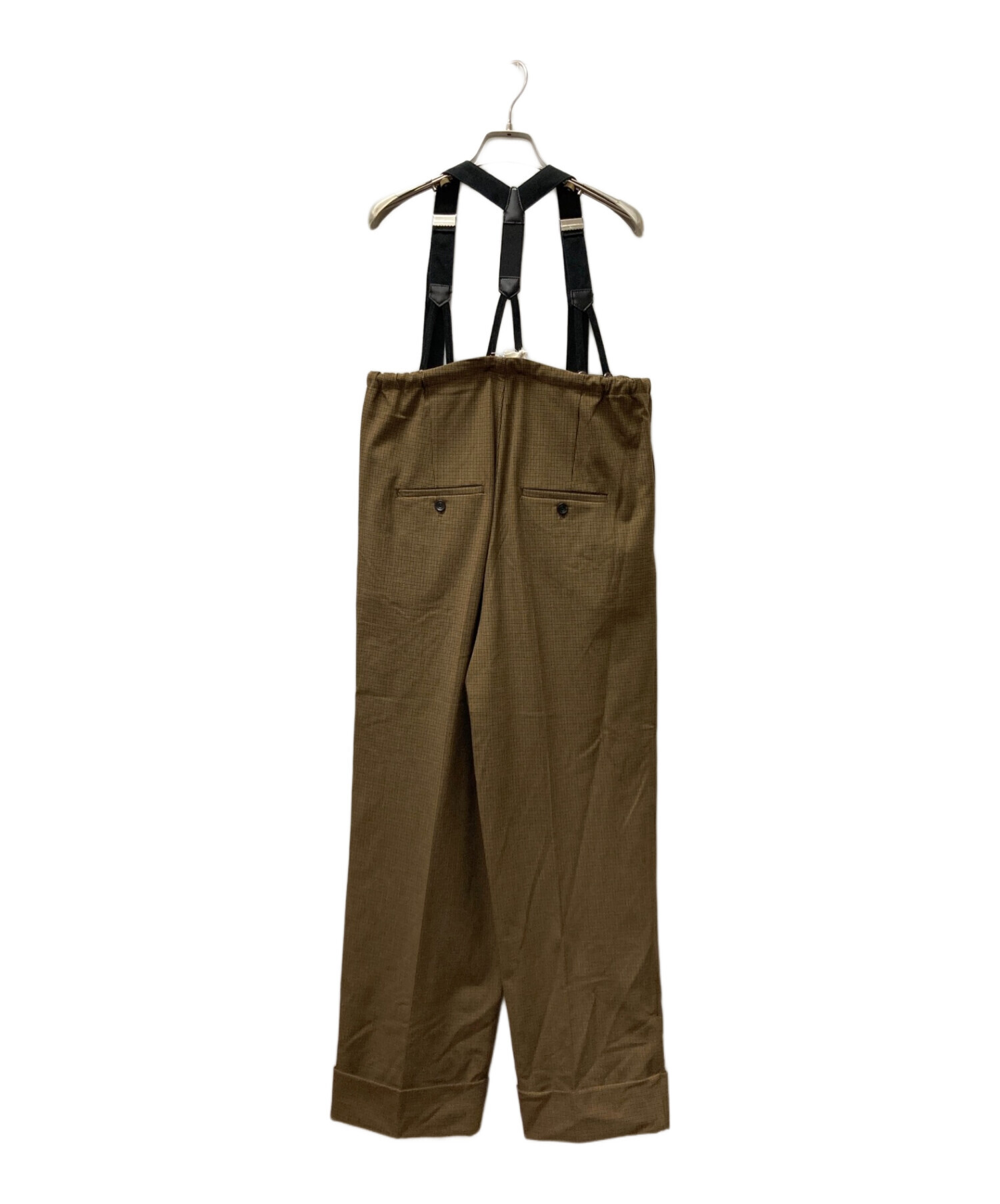 TODAYFUL (トゥデイフル) Suspenders Highwaist Pants ブラウン サイズ:S