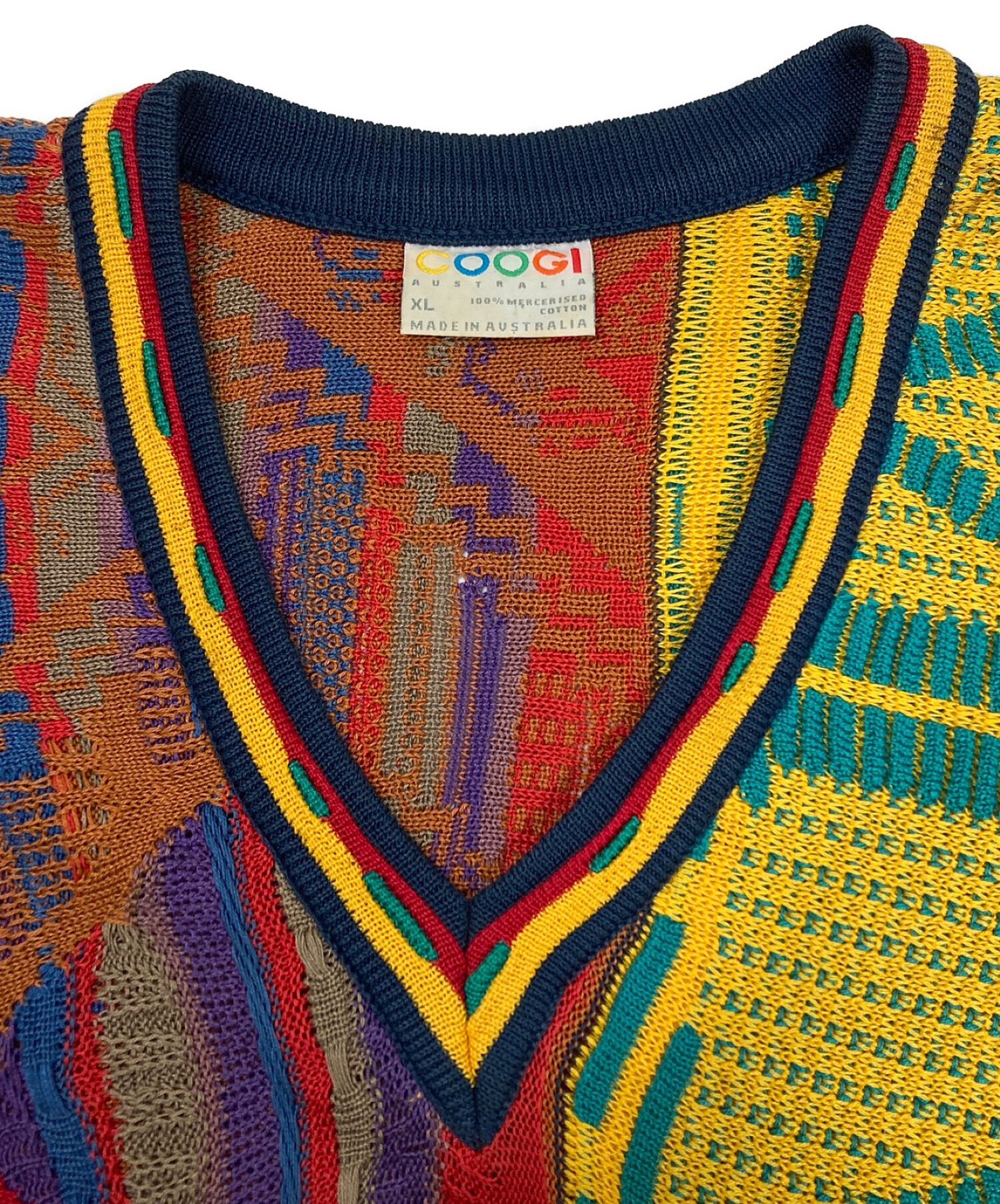 中古・古着通販】Coogi (クージー) 3D立体ニット マルチカラー