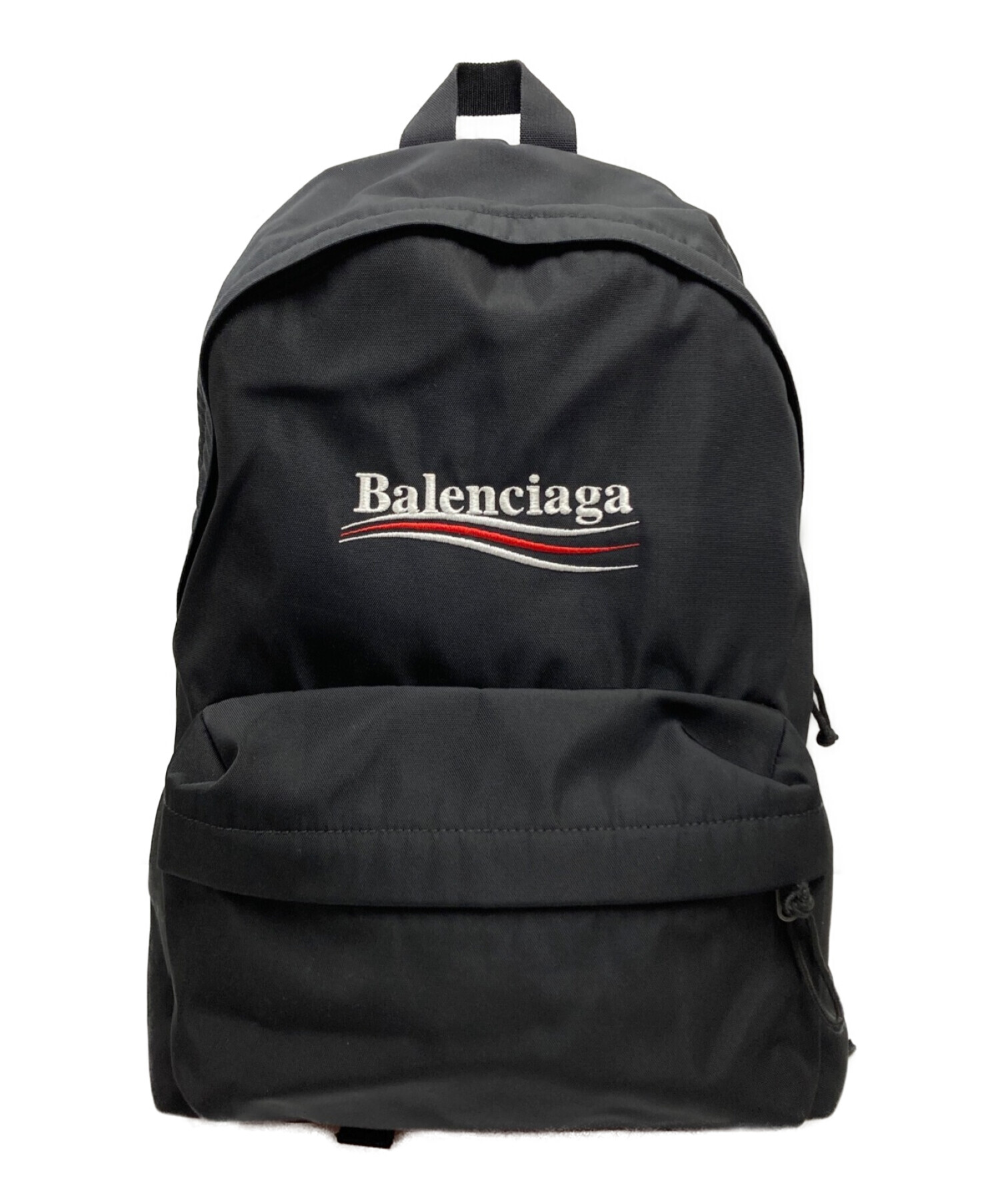 BALENCIAGA (バレンシアガ) キャンペーンロゴ エクスプローラー バックパック ブラック