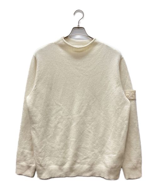 中古・古着通販】STONE ISLAND (ストーンアイランド) ROLL NECK KNIT ホワイト サイズ:XL｜ブランド・古着通販  トレファク公式【TREFAC FASHION】スマホサイト