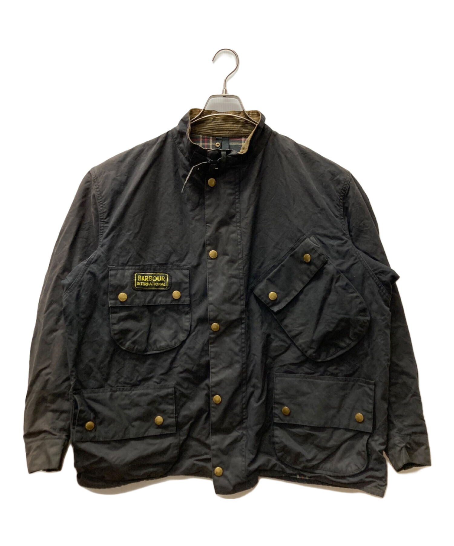 中古・古着通販】Barbour (バブアー) INTERNATIONALオイルドジャケット ブラウン サイズ:50｜ブランド・古着通販  トレファク公式【TREFAC FASHION】スマホサイト