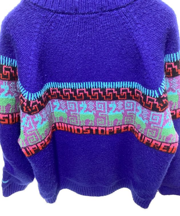 SUPREME (シュプリーム) chullo windstopper zipup sweater ブルー サイズ:L