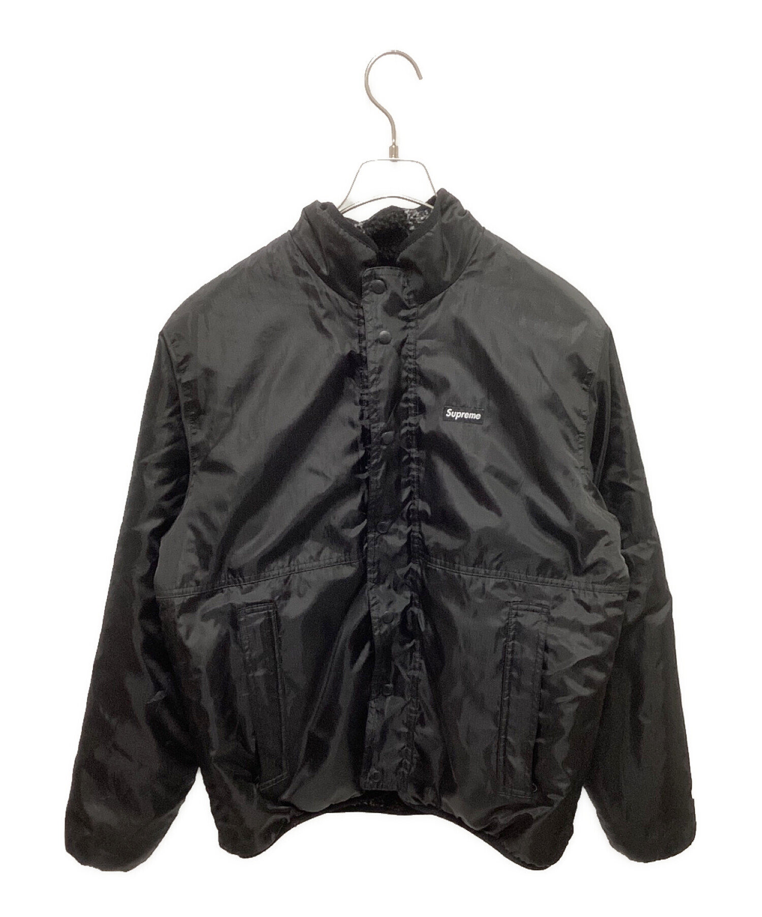 Supreme (シュプリーム) Reversible Bandana Fleece Jacket ブラック サイズ:S