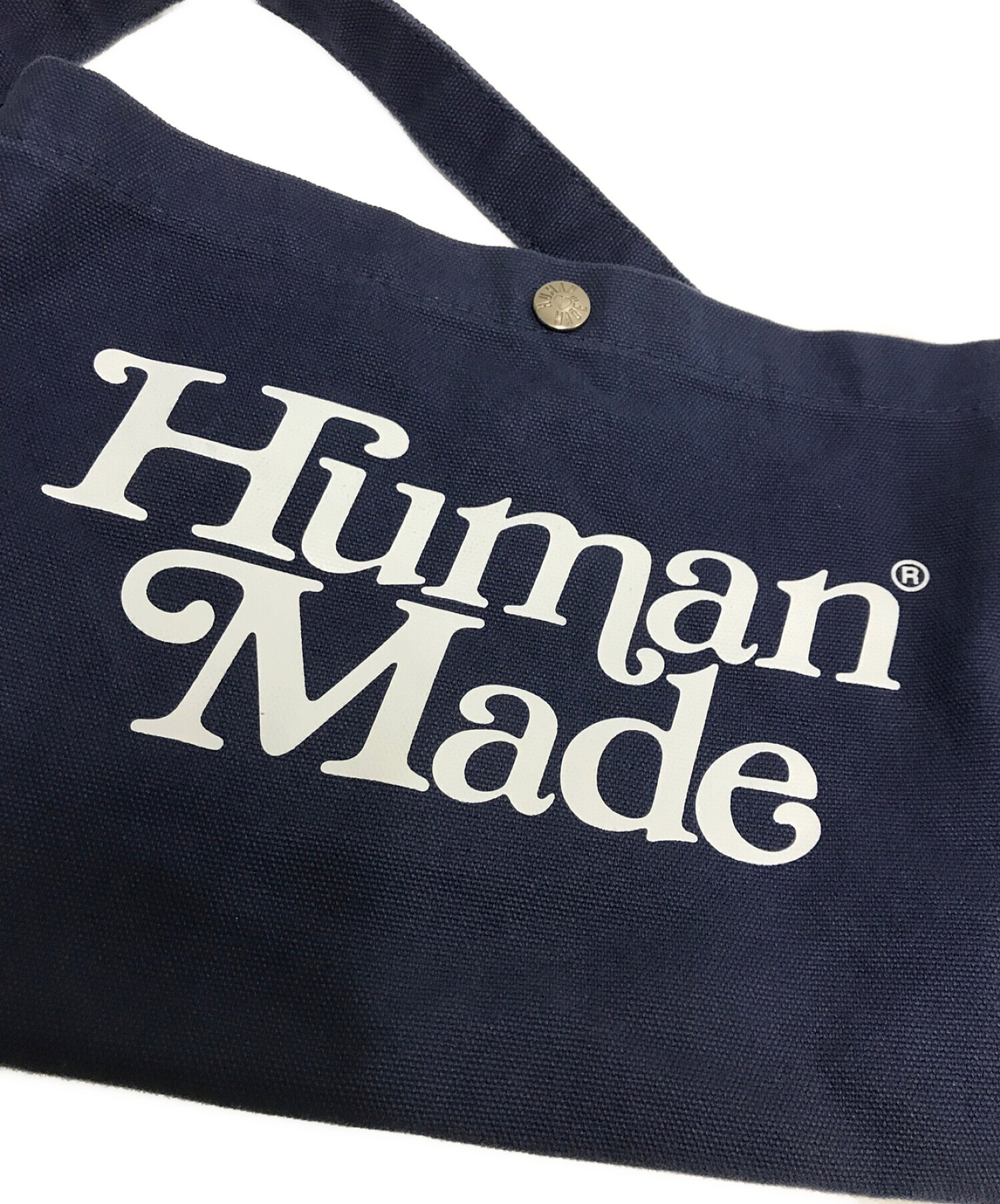 HUMAN MADE (ヒューマンメイド) Girl’s Don't cry (ガールズ ドント クライ) ショルダーバッグ ネイビー