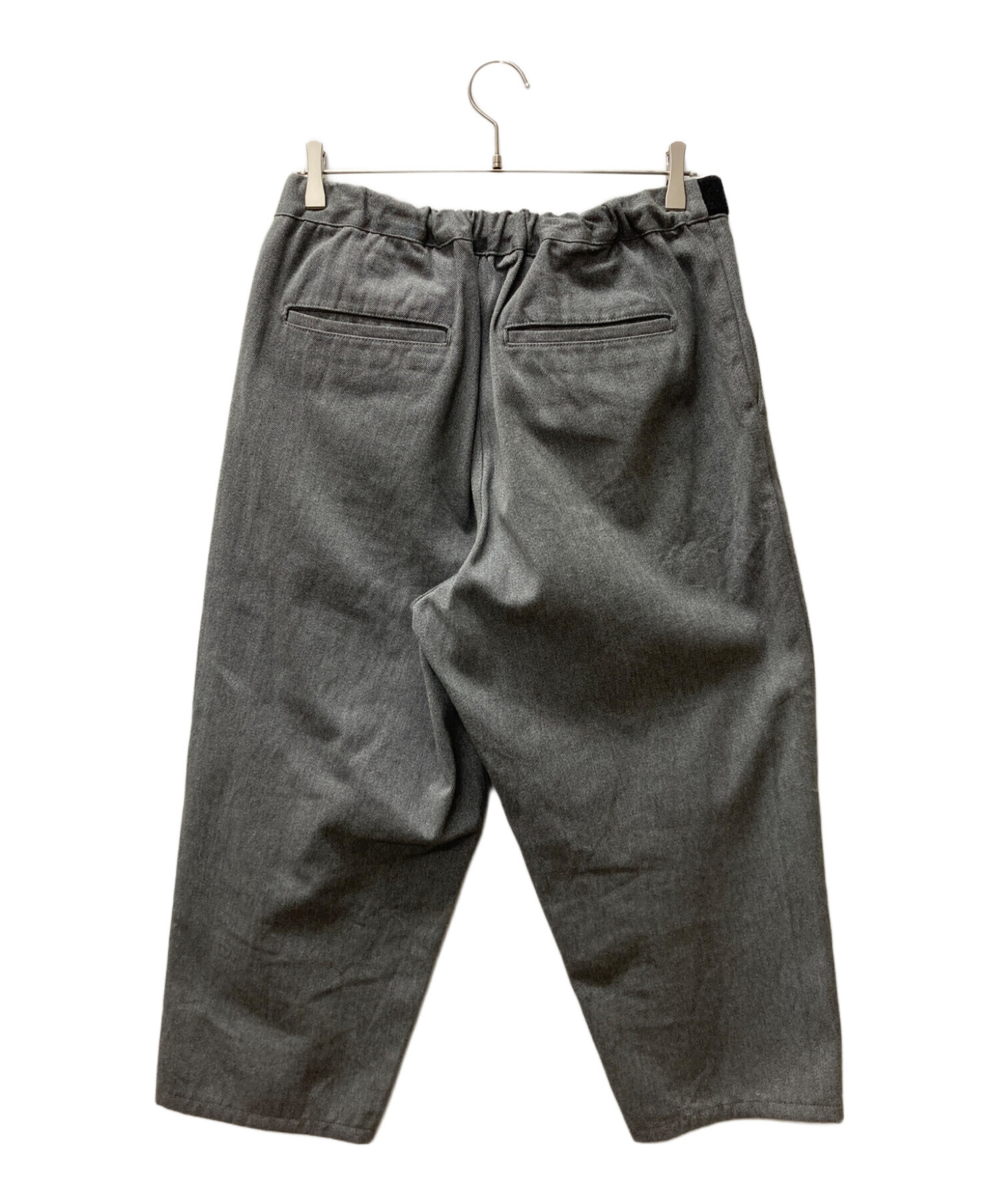 中古・古着通販】Graphpaper (グラフペーパー) COLORFAST DENIM SLIM CHEF PANTS グレー  サイズ:FREE｜ブランド・古着通販 トレファク公式【TREFAC FASHION】スマホサイト