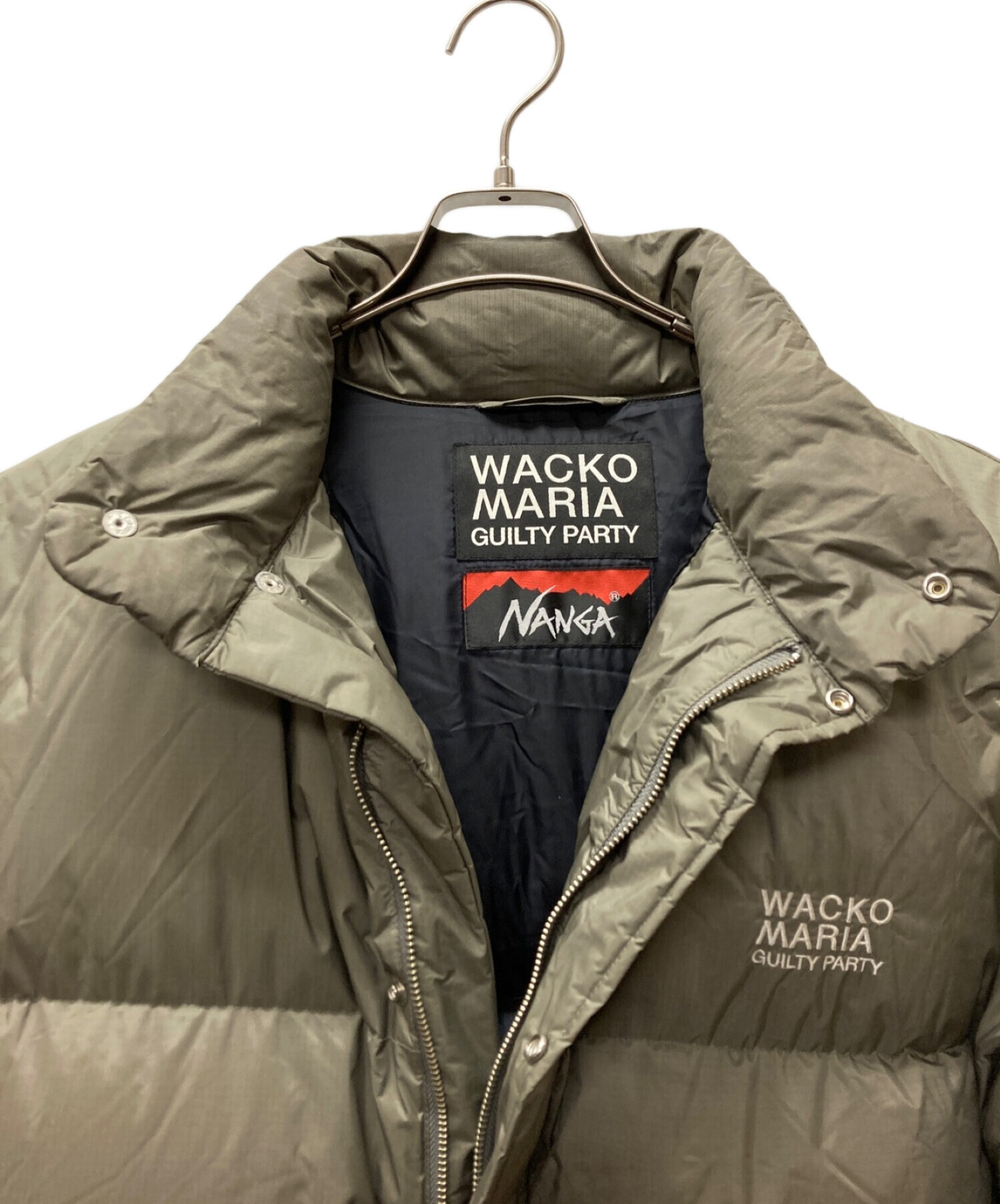 中古・古着通販】WACKO MARIA (ワコマリア) NANGA (ナンガ) ダウンジャケット グリーン サイズ:下記参照｜ブランド・古着通販  トレファク公式【TREFAC FASHION】スマホサイト