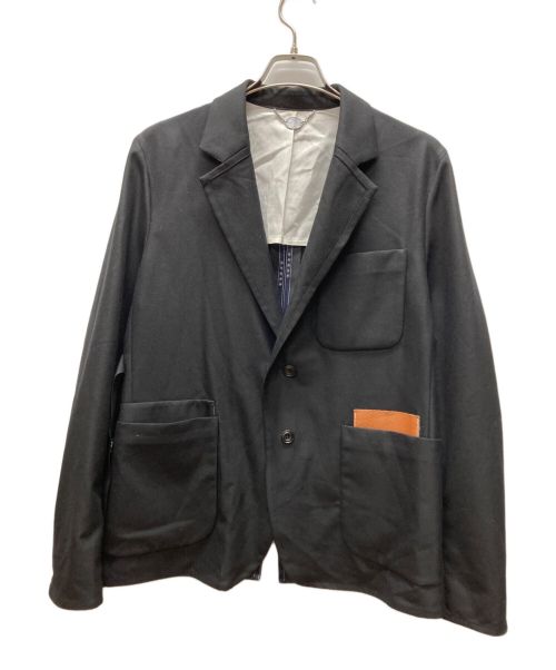 【中古・古着通販】SUNSEA (サンシー) THICKENED w／耳 JACKET ブラック サイズ:2｜ブランド・古着通販  トレファク公式【TREFAC FASHION】スマホサイト