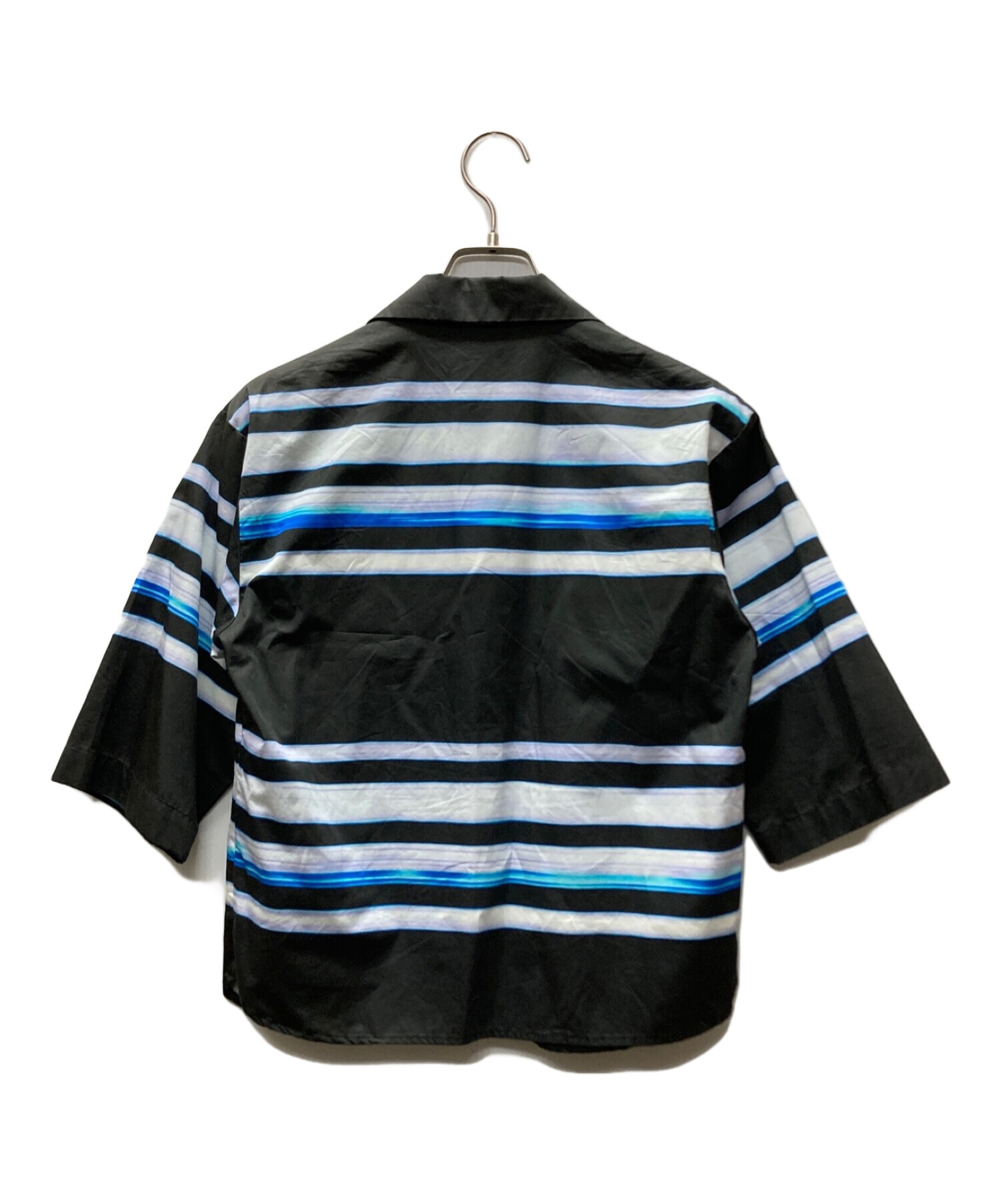 DRIES VAN NOTEN (ドリスヴァンノッテン) striped shirt ブラック サイズ:36
