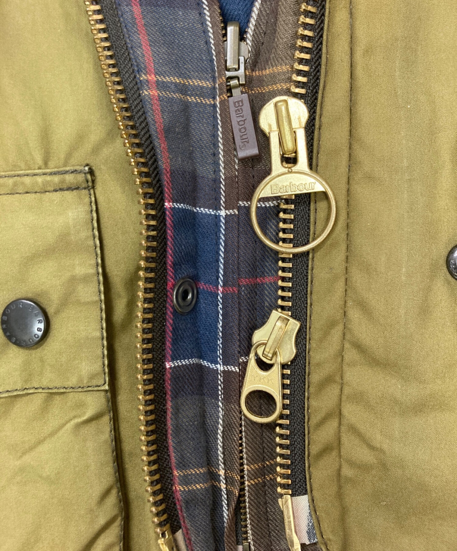 Barbour (バブアー) SMU BEDALE オイルドジャケット カーキ サイズ:UK 34