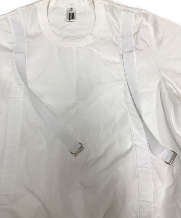 noir kei ninomiya (ノワール ケイ ニノミヤ) DRESS WITH ADJUSTABLE LENGTH ホワイト サイズ:L
