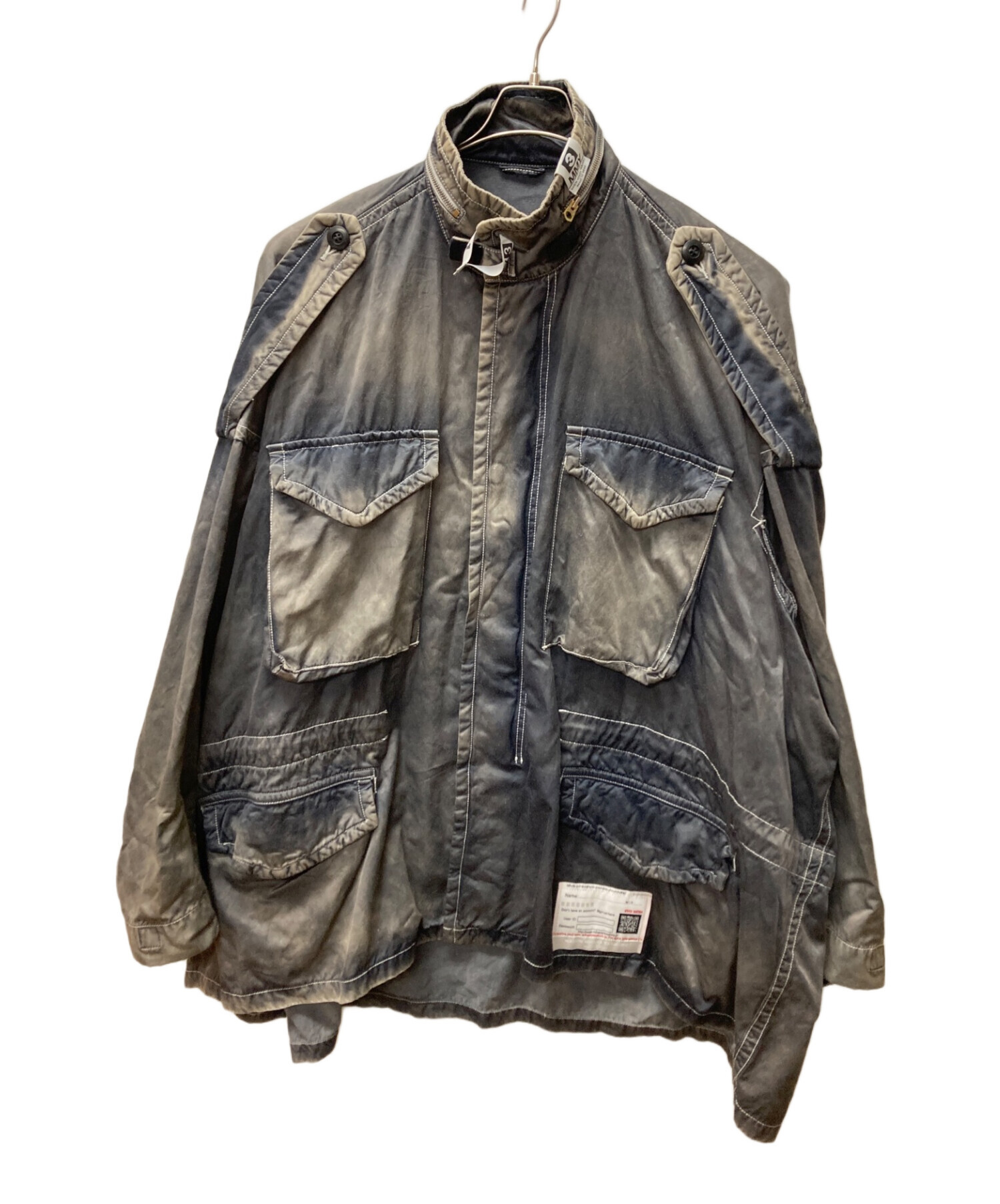 中古・古着通販】MIHARA YASUHIRO (ミハラヤスヒロ) SUPER BIG FIELD JACKET ブラック  サイズ:M｜ブランド・古着通販 トレファク公式【TREFAC FASHION】スマホサイト