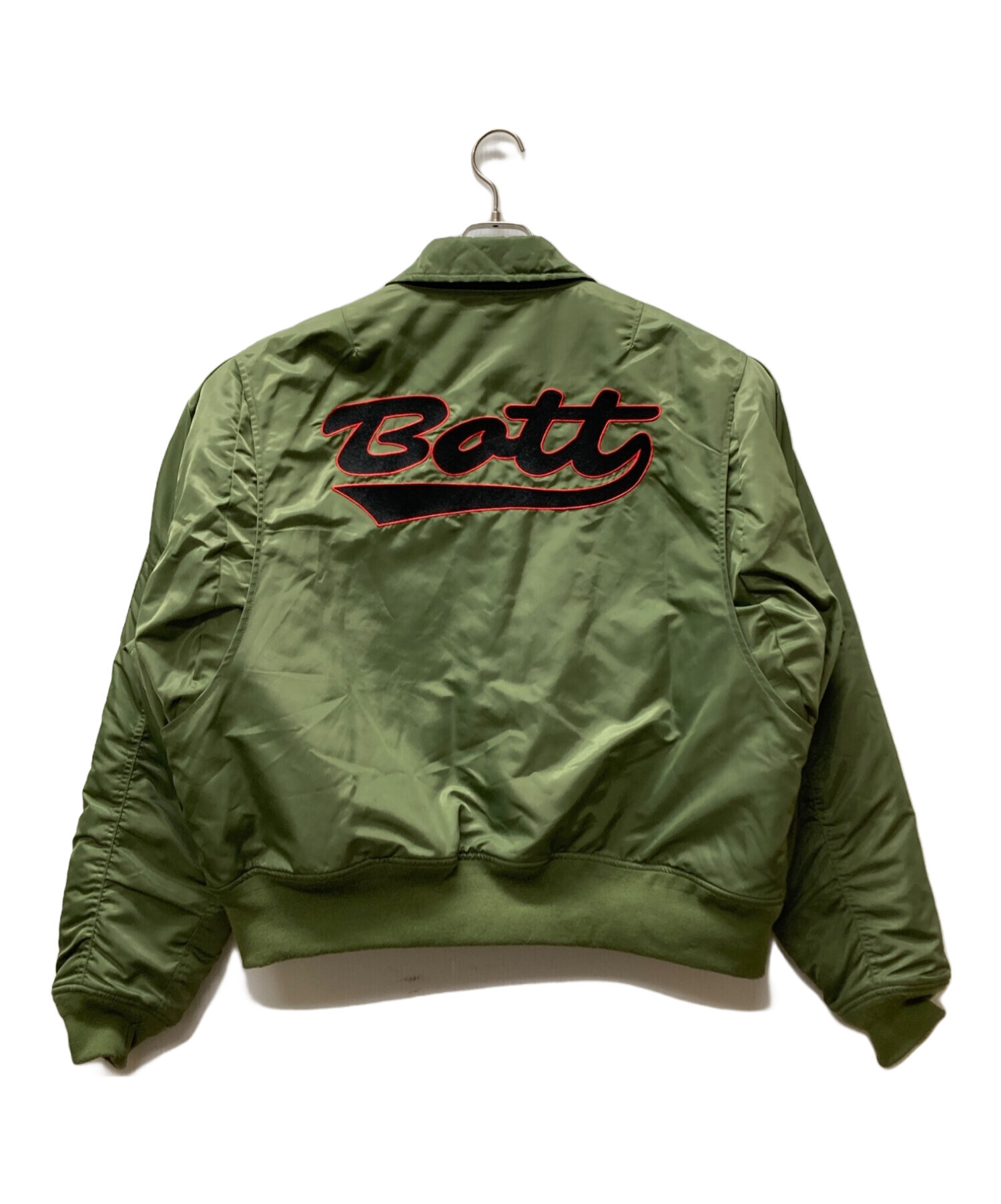 中古・古着通販】BoTT (ボット) Nylon Flight Jacket オリーブ サイズ:SIZE L｜ブランド・古着通販  トレファク公式【TREFAC FASHION】スマホサイト