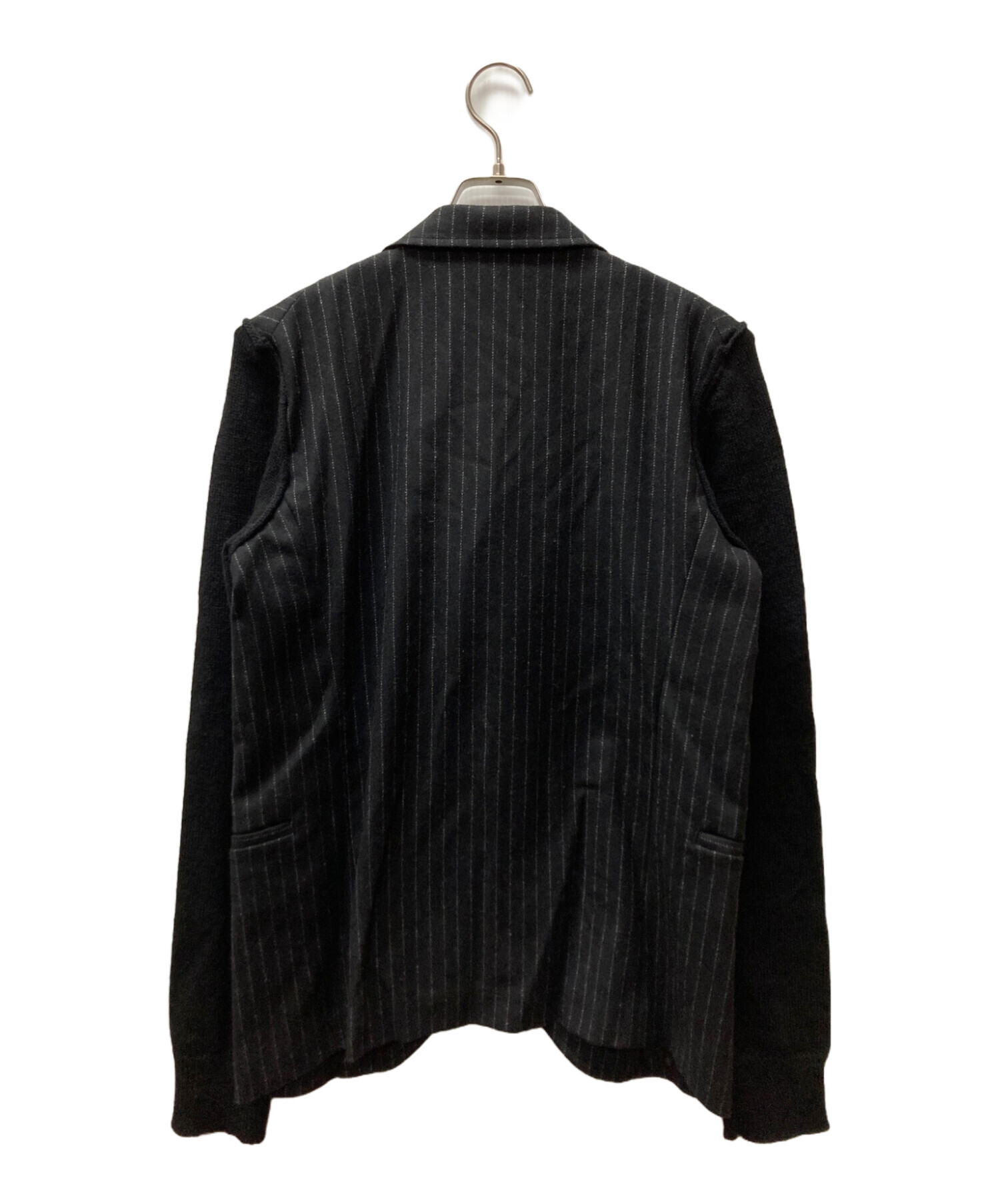 BLACK COMME des GARCONS (ブラック コムデギャルソン) 切替テーラードジャケット ブラック サイズ:M