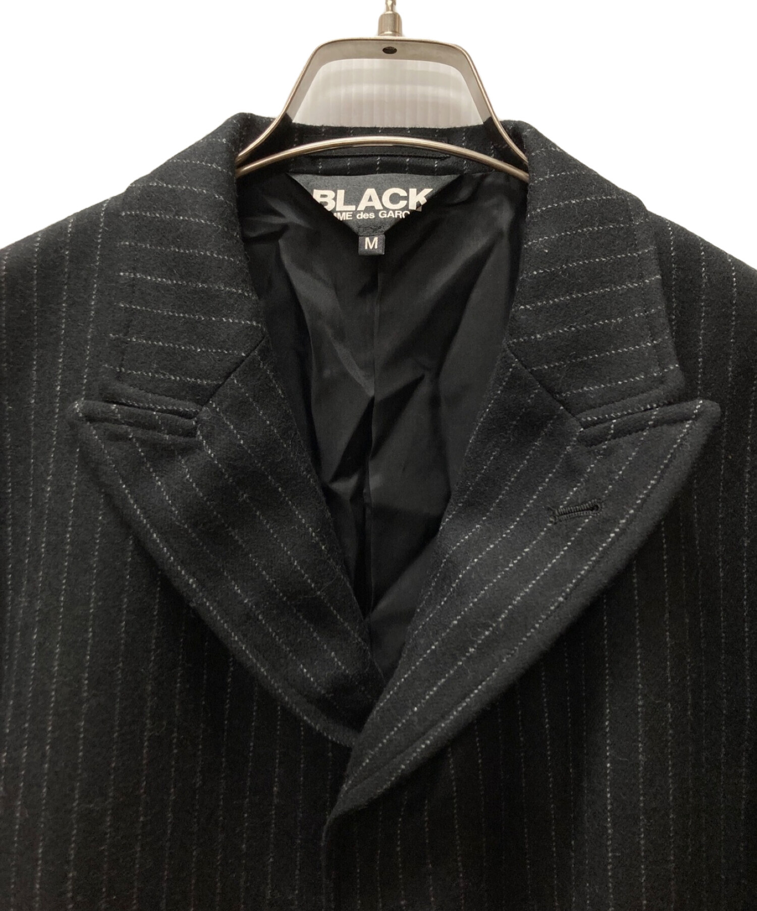 中古・古着通販】BLACK COMME des GARCONS (ブラック コムデギャルソン) 切替テーラードジャケット ブラック サイズ:M｜ブランド・古着通販  トレファク公式【TREFAC FASHION】スマホサイト