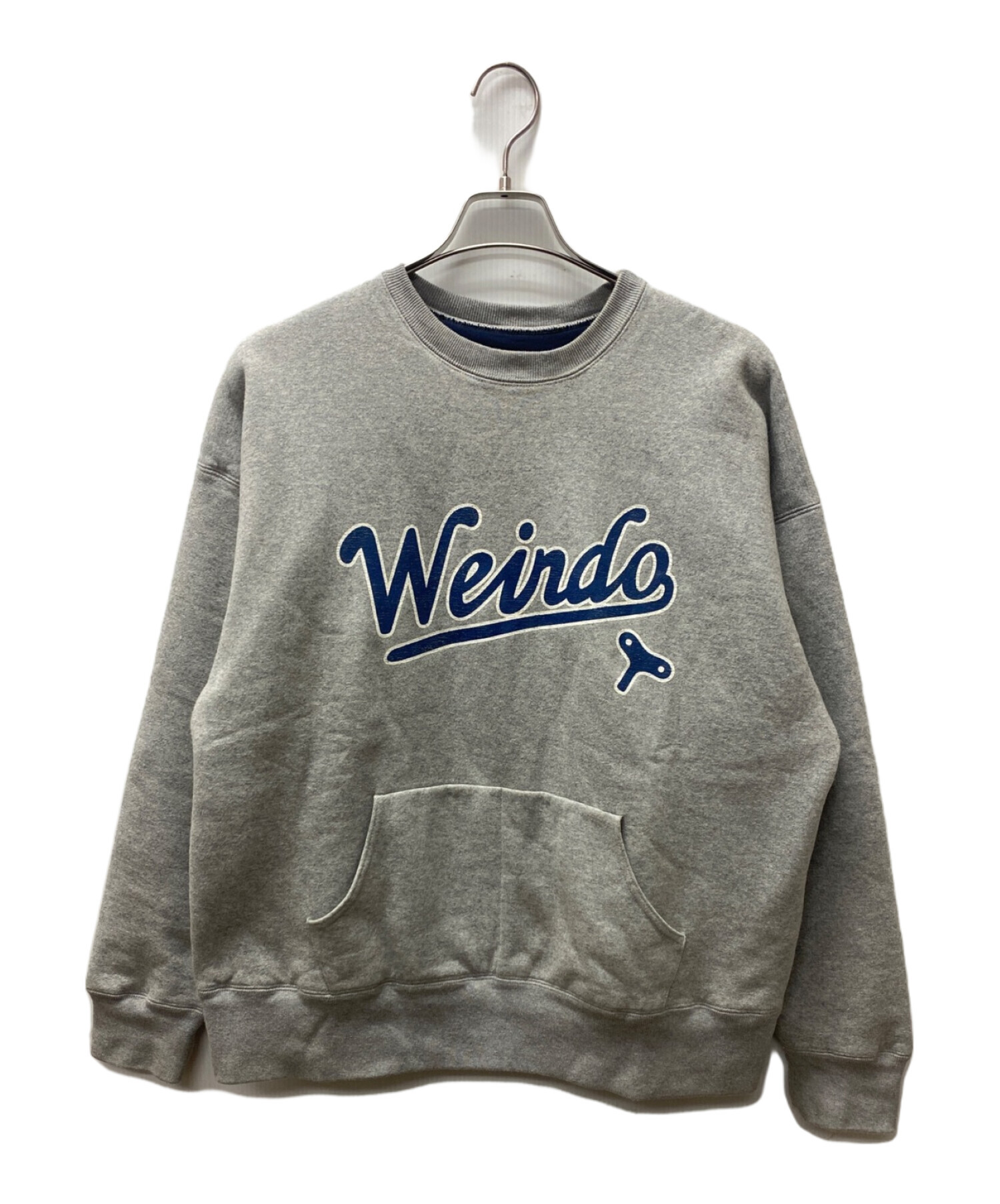 中古・古着通販】WEIRDO (ウィアード) WIND-UP - REVERSIBLE SWEAT リバーシブルスウェット グレー×ネイビー  サイズ:Ｌ｜ブランド・古着通販 トレファク公式【TREFAC FASHION】スマホサイト