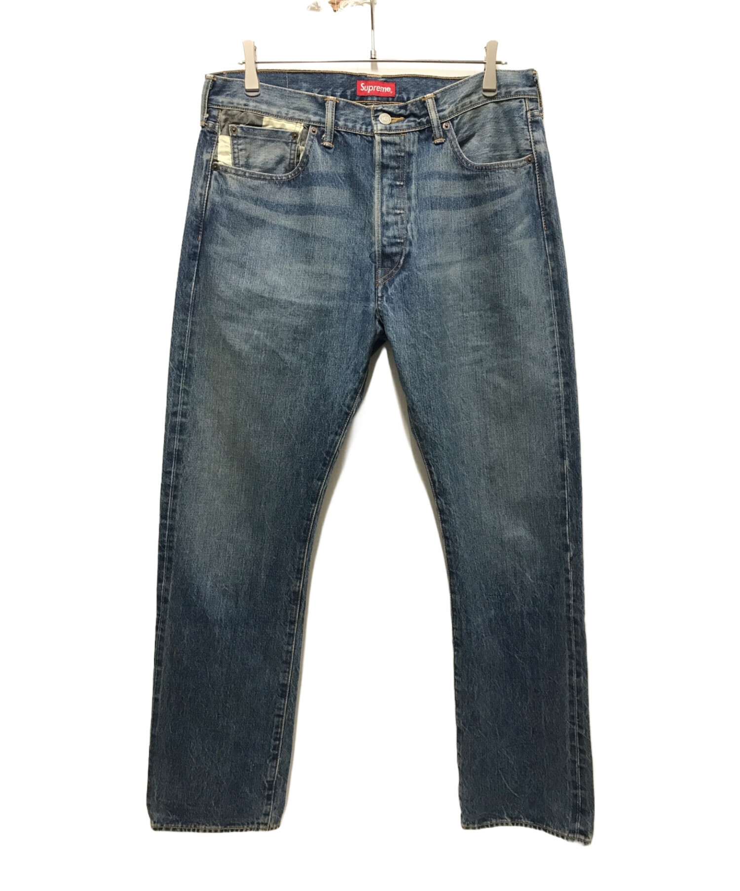 中古・古着通販】SUPREME (シュプリーム) LEVI'S (リーバイス) デニムパンツ インディゴ サイズ:W34L32｜ブランド・古着通販  トレファク公式【TREFAC FASHION】スマホサイト