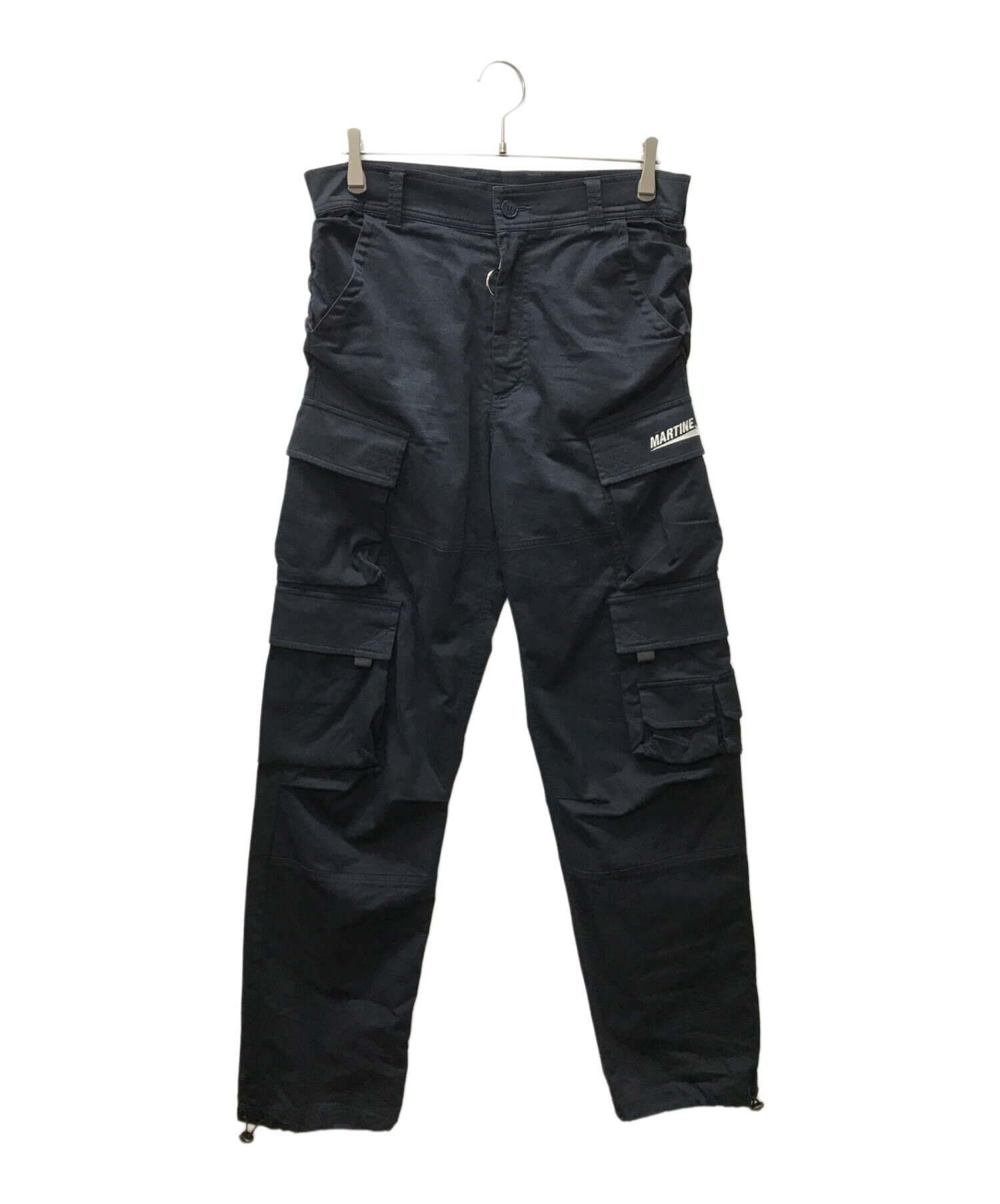 MARTINE ROSE (マーティン・ローズ) PULLED CARGO TROUSERS ネイビー サイズ:46