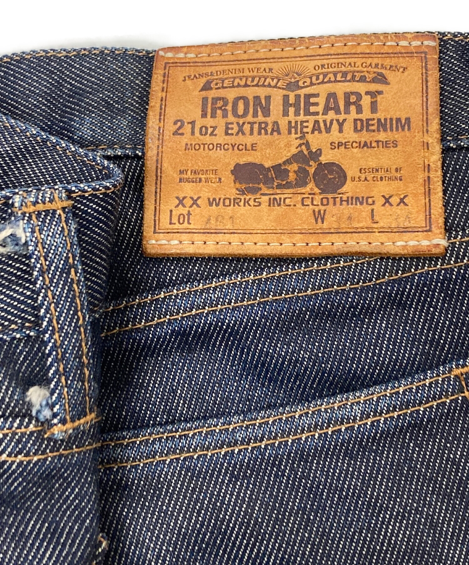 中古・古着通販】IRON HEART (アイアンハート) 461デニムパンツ インディゴ サイズ:W34｜ブランド・古着通販  トレファク公式【TREFAC FASHION】スマホサイト