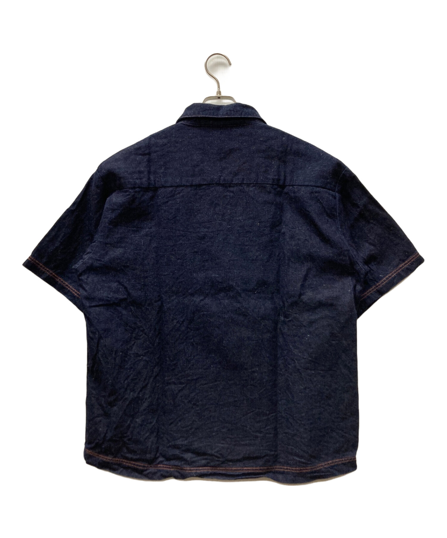 seven by seven (セブンバイセブン) UNI HALF ZIP SHIRT インディゴ サイズ:M