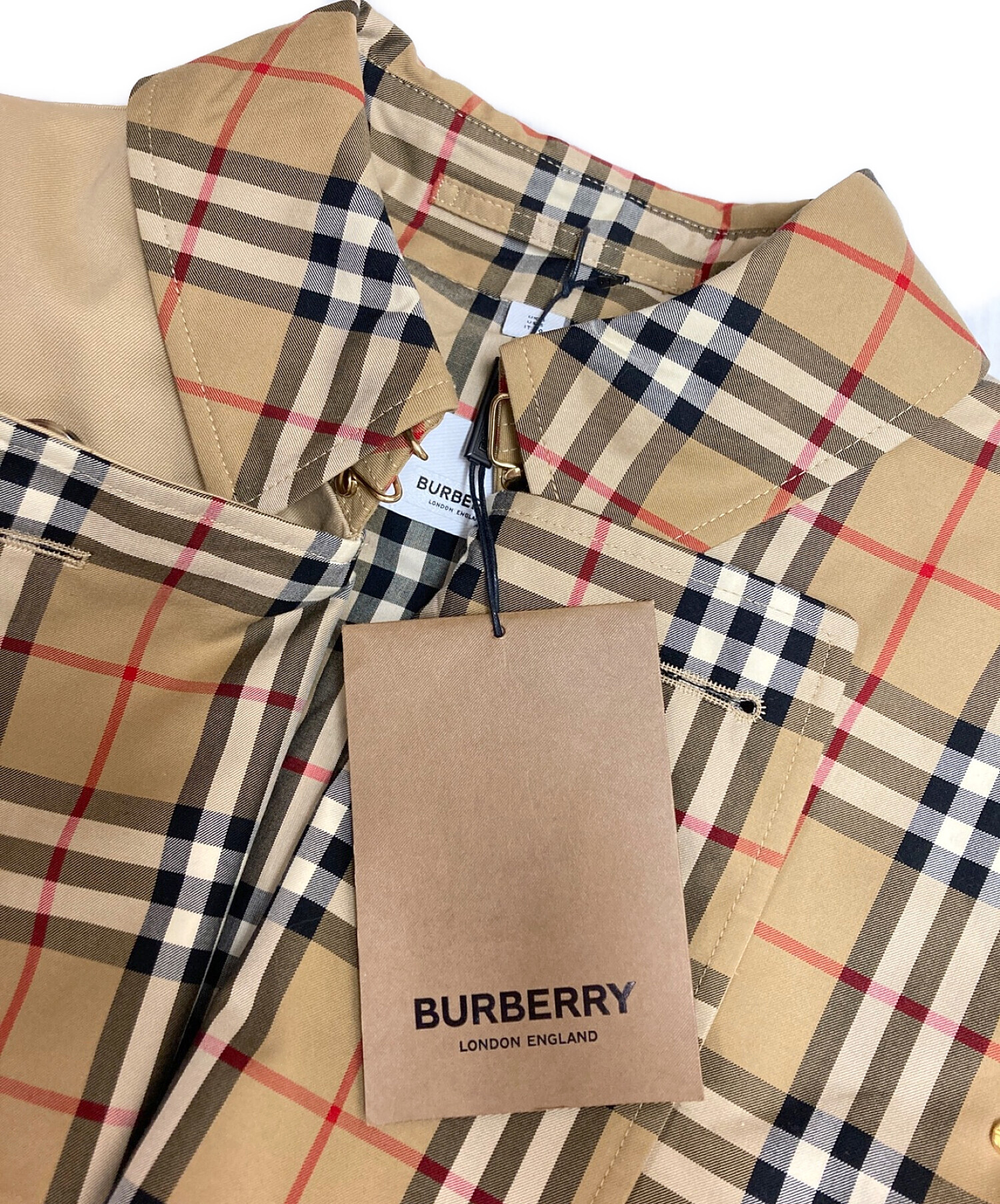 中古・古着通販】BURBERRY (バーバリー) ヴィンテージチェックパネルトレンチコート ベージュ サイズ:40｜ブランド・古着通販  トレファク公式【TREFAC FASHION】スマホサイト