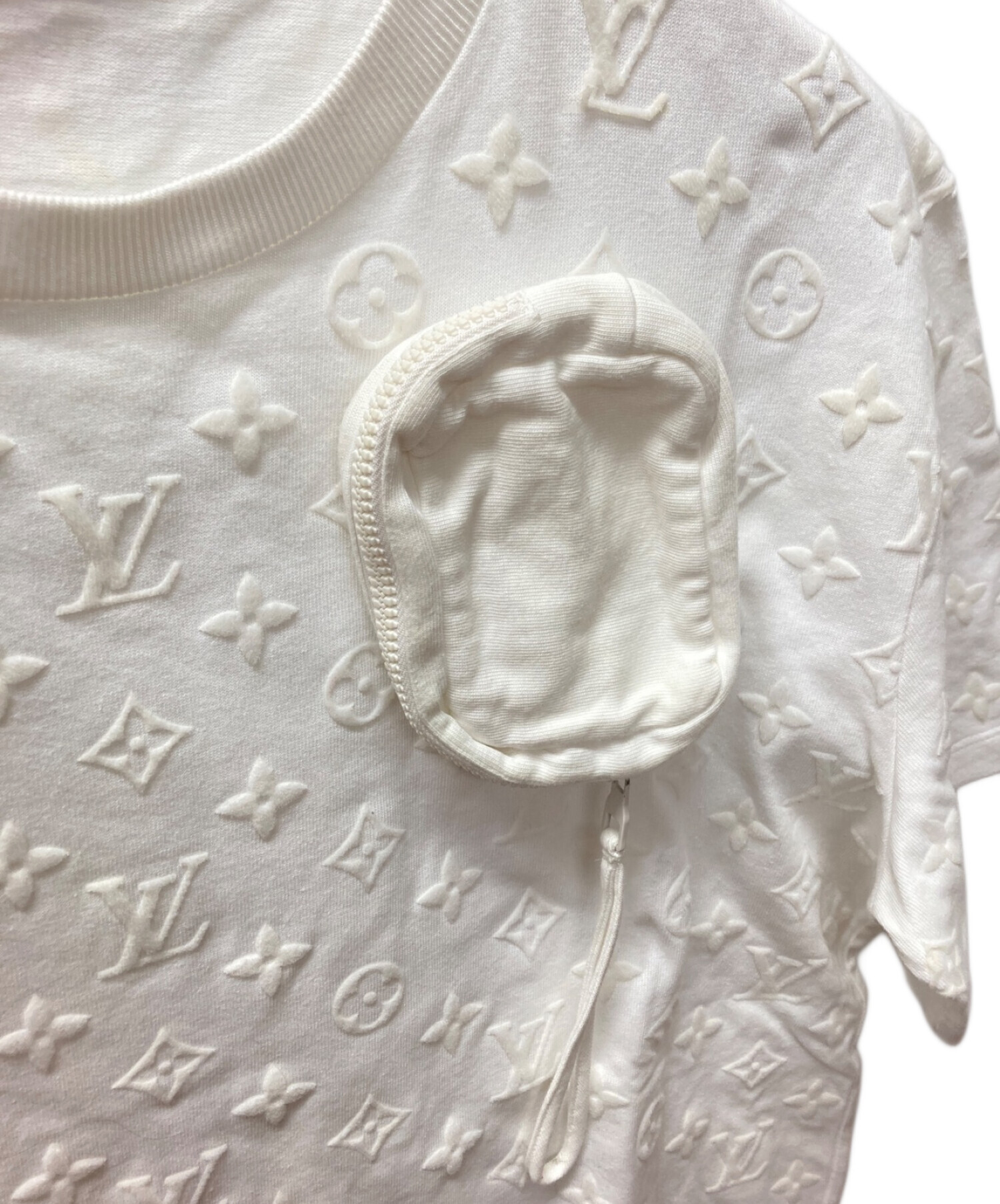 中古・古着通販】LOUIS VUITTON (ルイ ヴィトン) モノグラムフックアンドループTEE ホワイト サイズ:XL｜ブランド・古着通販  トレファク公式【TREFAC FASHION】スマホサイト