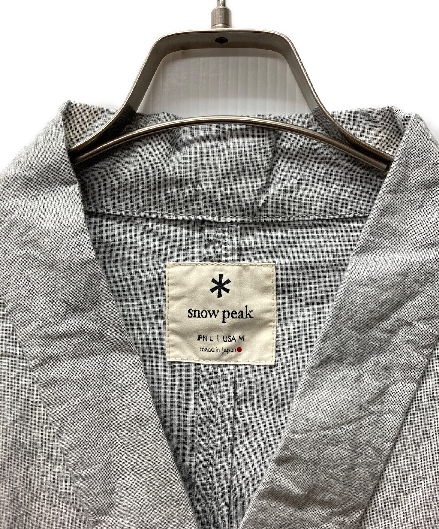 中古・古着通販】Snow peak (スノーピーク) NORAGI Long Jacket グレー サイズ:M 未使用品｜ブランド・古着通販  トレファク公式【TREFAC FASHION】スマホサイト