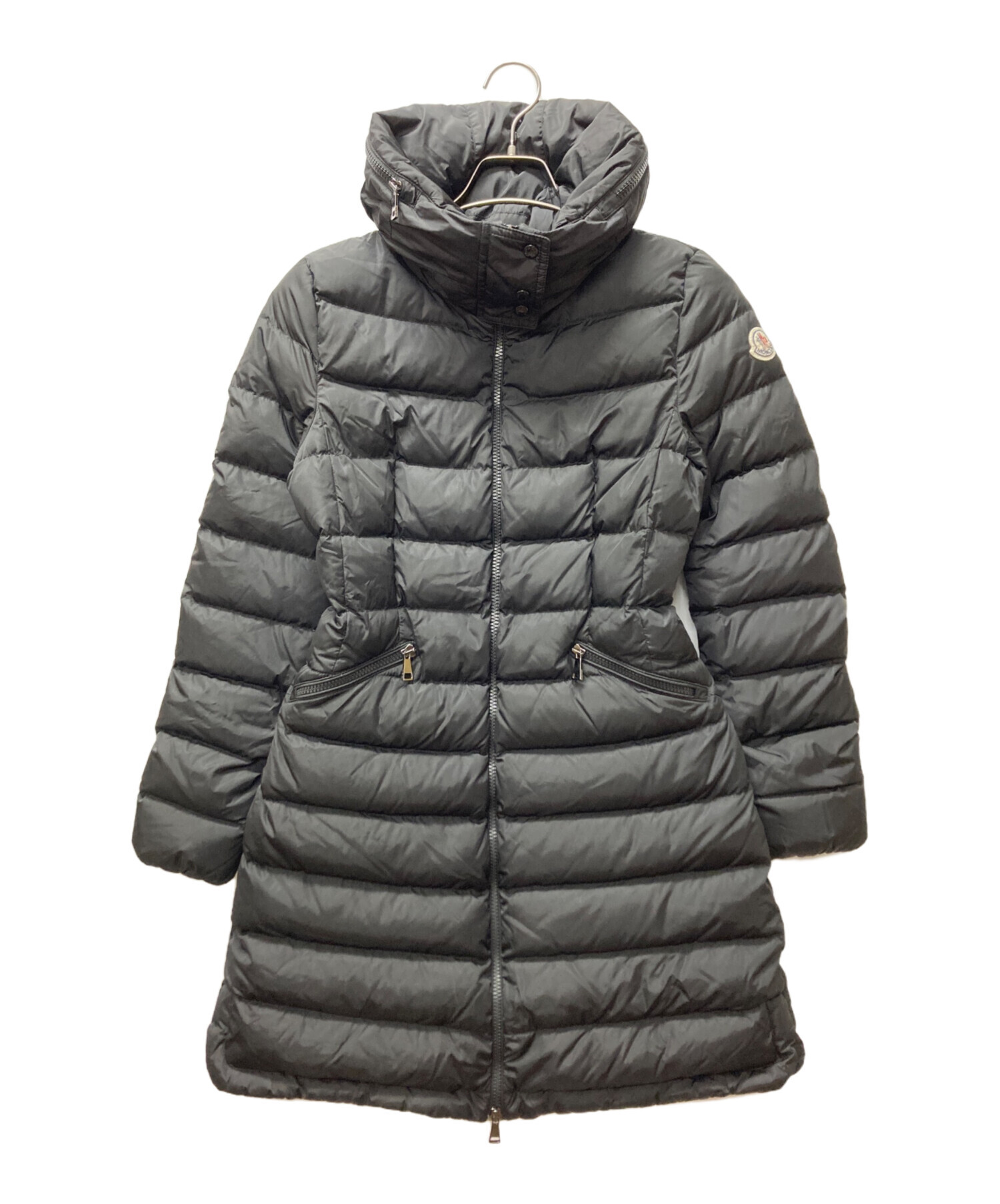 MONCLER (モンクレール) FLAMMETTE ダウンコート ブラック サイズ:０