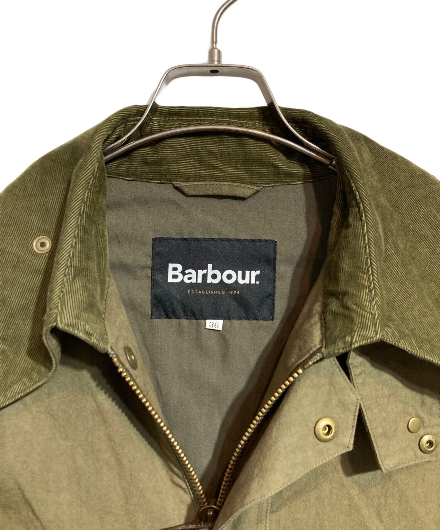 中古・古着通販】Barbour (バブアー) FRAMeWORK (フレームワーク) 別注OVERSIZED BEAUFORT カーキ  サイズ:S｜ブランド・古着通販 トレファク公式【TREFAC FASHION】スマホサイト