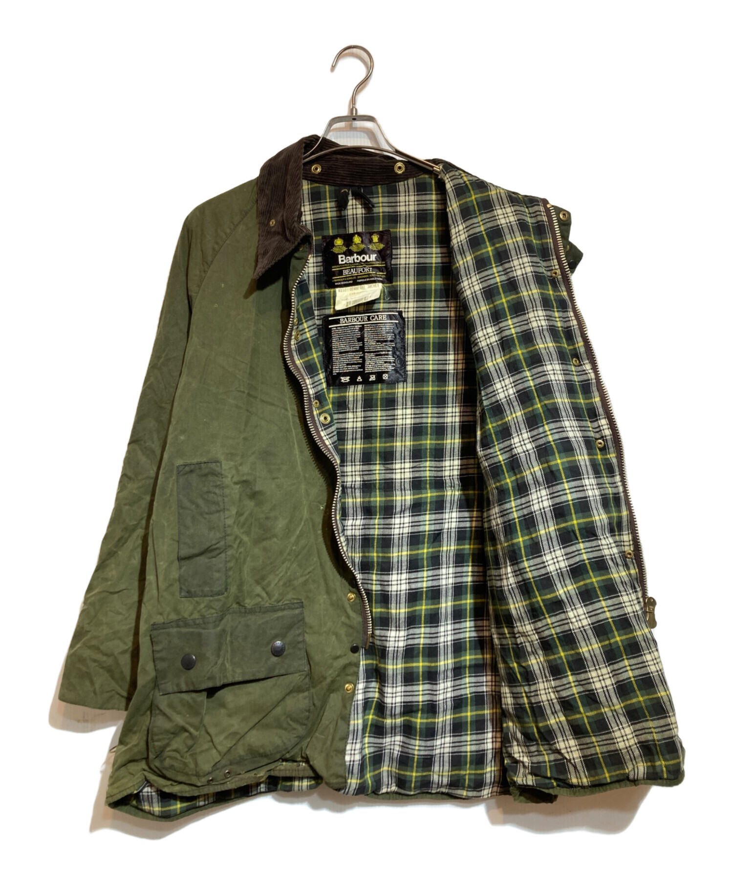 中古・古着通販】Barbour (バブアー) オイルドジャケット カーキ サイズ:C48/122CM｜ブランド・古着通販 トレファク公式【TREFAC  FASHION】スマホサイト