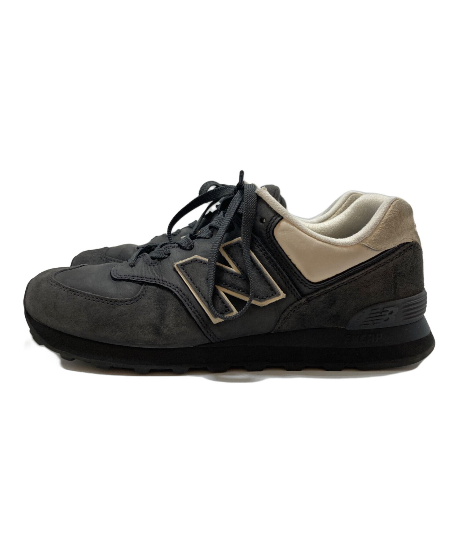 中古・古着通販】NEW BALANCE (ニューバランス) eYe COMME des GARCONS JUNYAWATANABE MAN (アイ  コム デ ギャルソン ジュンヤ ワタナベ マン) コラボ574スニーカー ブラック サイズ:28㎝｜ブランド・古着通販 トレファク公式【TREFAC  FASHION】スマホサイト