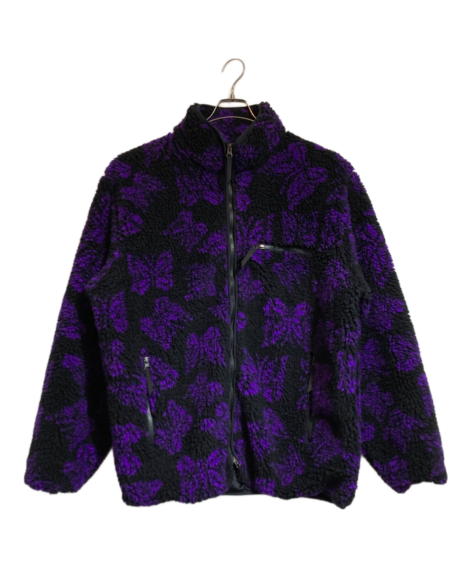 中古・古着通販】Needles (ニードルズ) BEAMS (ビームス) BOA FLEECE JACKET パープル  サイズ:XL｜ブランド・古着通販 トレファク公式【TREFAC FASHION】スマホサイト