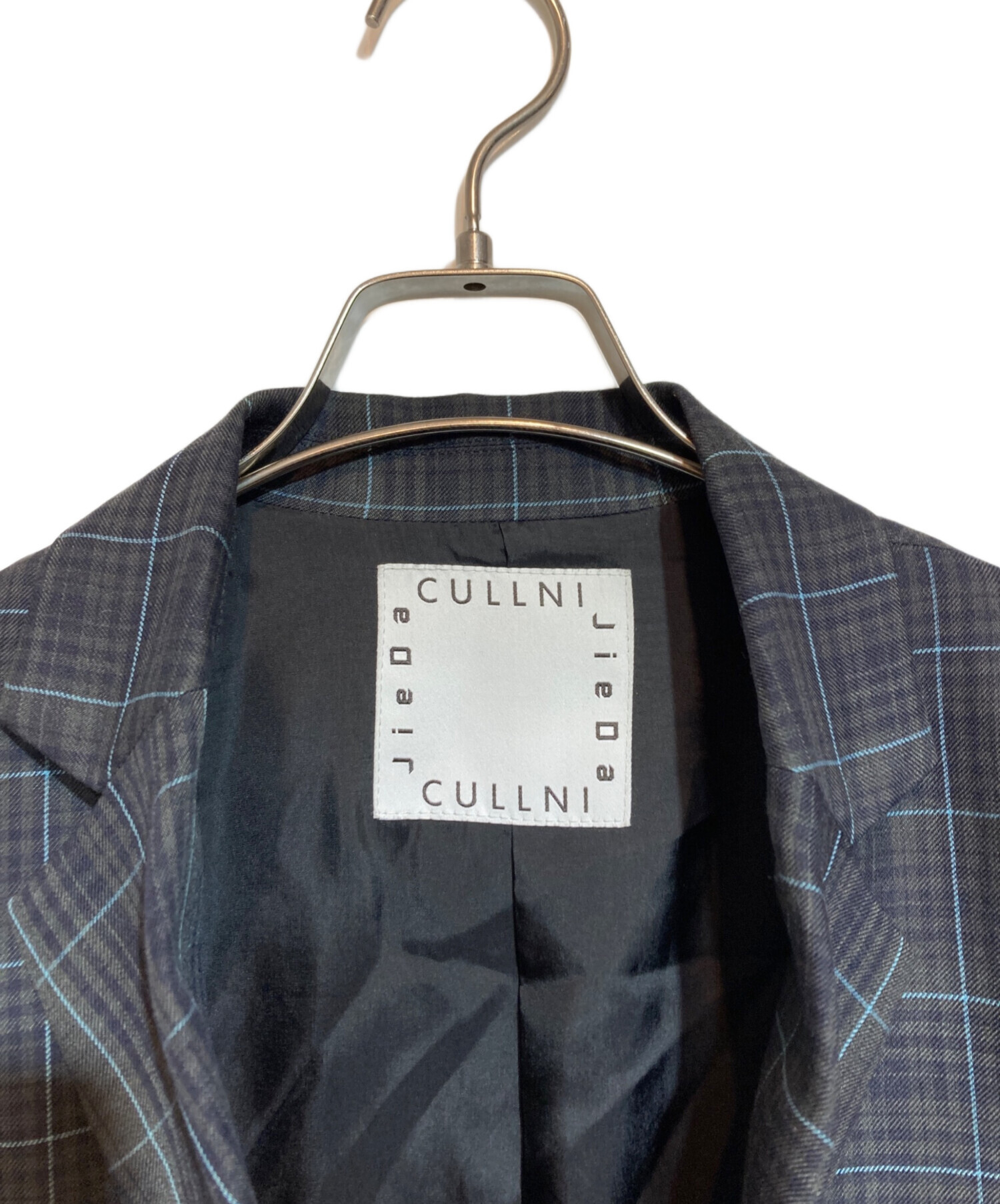 jieda (ジエダ) CULLNI (クルニ) TIELOCKEN JKT CHECK グレー サイズ:S