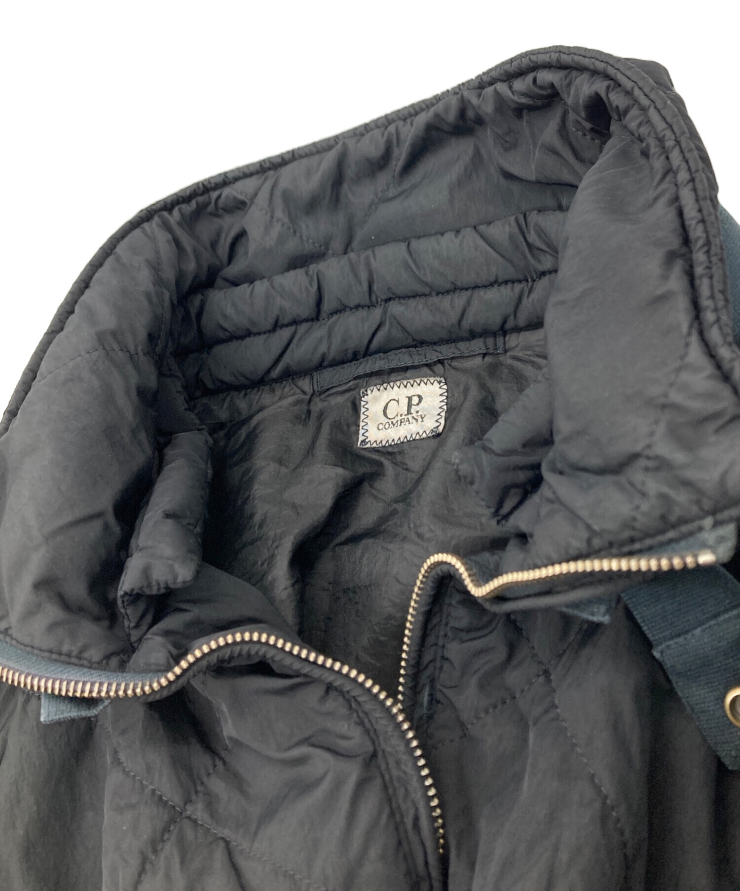 C.P COMPANY (シーピーカンパニー) Nylon Quilted Jacket ブラック サイズ:52