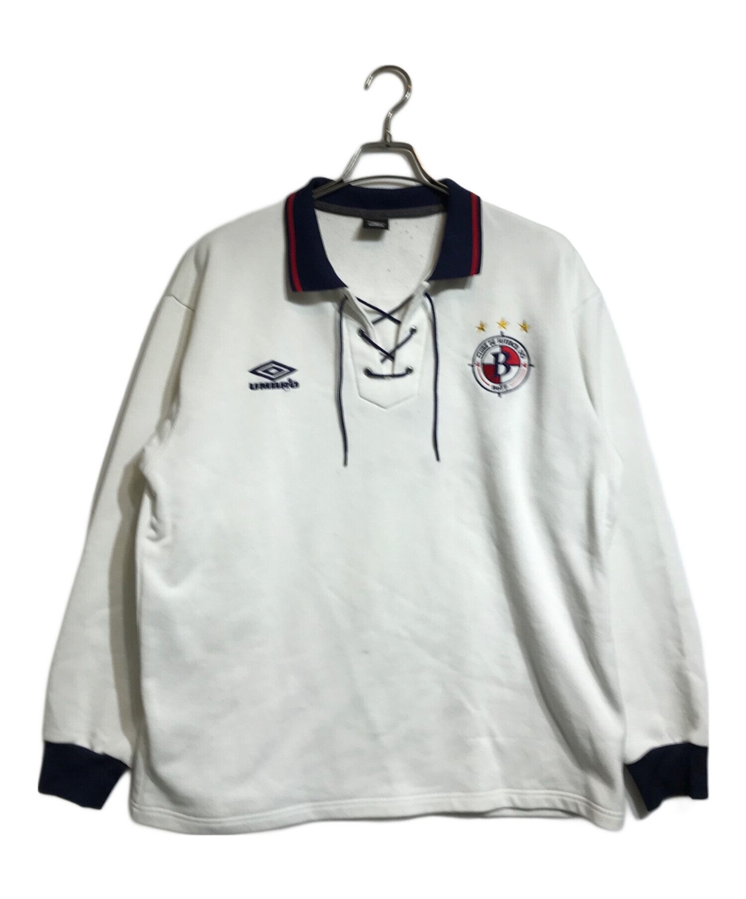 中古・古着通販】BoTT (ボット) UMBRO (アンブロ) Uniform Long Sleeve Polo Shirt ホワイト  サイズ:L｜ブランド・古着通販 トレファク公式【TREFAC FASHION】スマホサイト