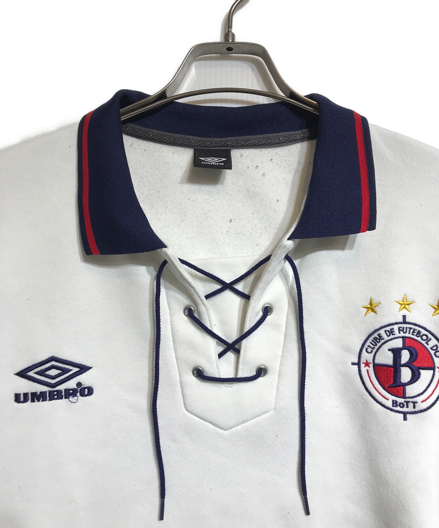 中古・古着通販】BoTT (ボット) UMBRO (アンブロ) Uniform Long Sleeve Polo Shirt ホワイト  サイズ:L｜ブランド・古着通販 トレファク公式【TREFAC FASHION】スマホサイト