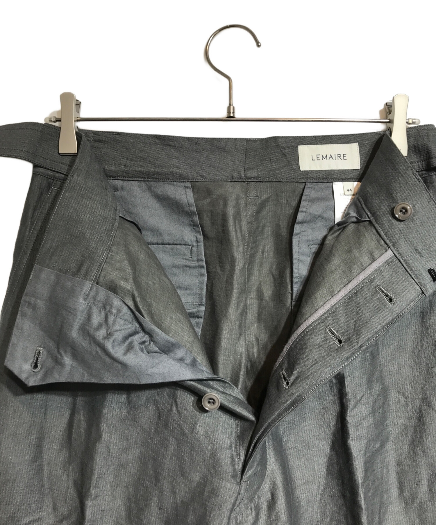 中古・古着通販】LEMAIRE (ルメール) MILITARY CHINO PANTS グレー サイズ:Ｓ｜ブランド・古着通販  トレファク公式【TREFAC FASHION】スマホサイト