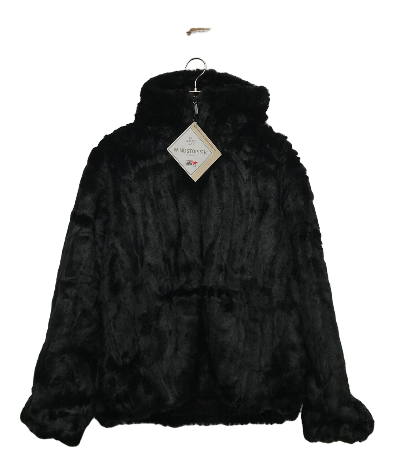 SUPREME (シュプリーム) Faux Fur Hooded Jacket ブラック サイズ:XL