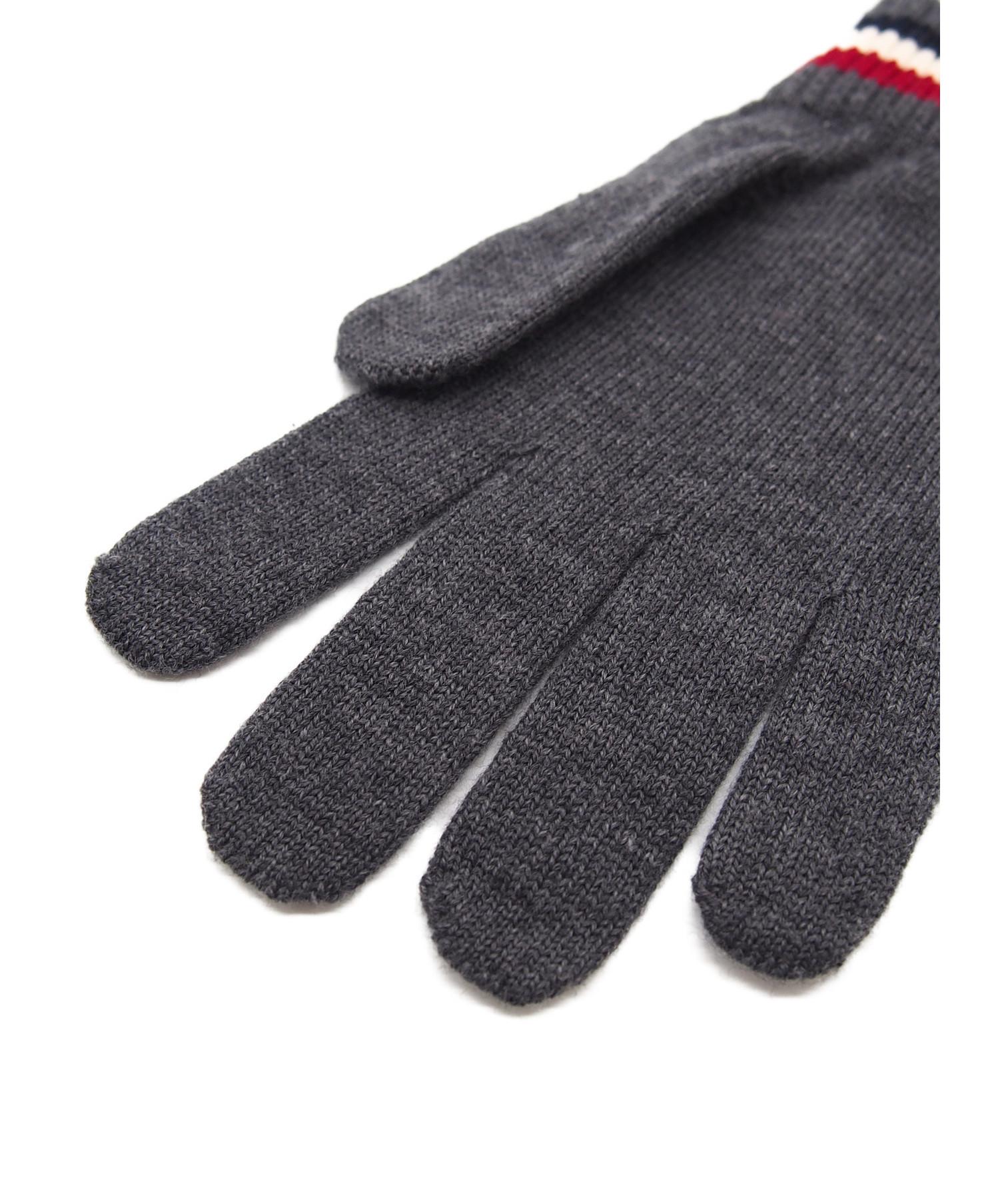 MONCLER (モンクレール) 手袋 グレー サイズ:L