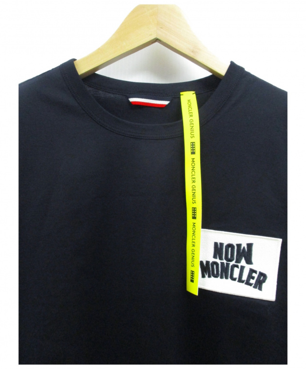 中古・古着通販】MONCLER (モンクレール) NOW MONCLER MAGLIA T-SHIRT ブラック サイズ:L 未使用品 SCOM-18-1550｜ブランド・古着通販  トレファク公式【TREFAC FASHION】スマホサイト