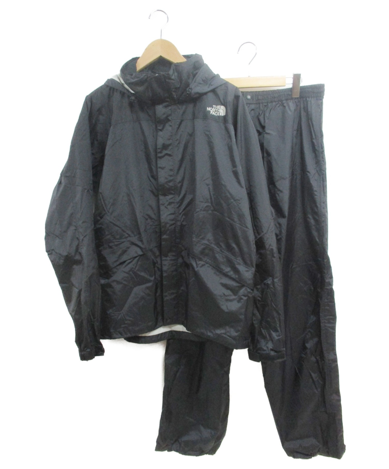 THE NORTH FACE セットアップ レインテックス 黒 XL - 登山用品