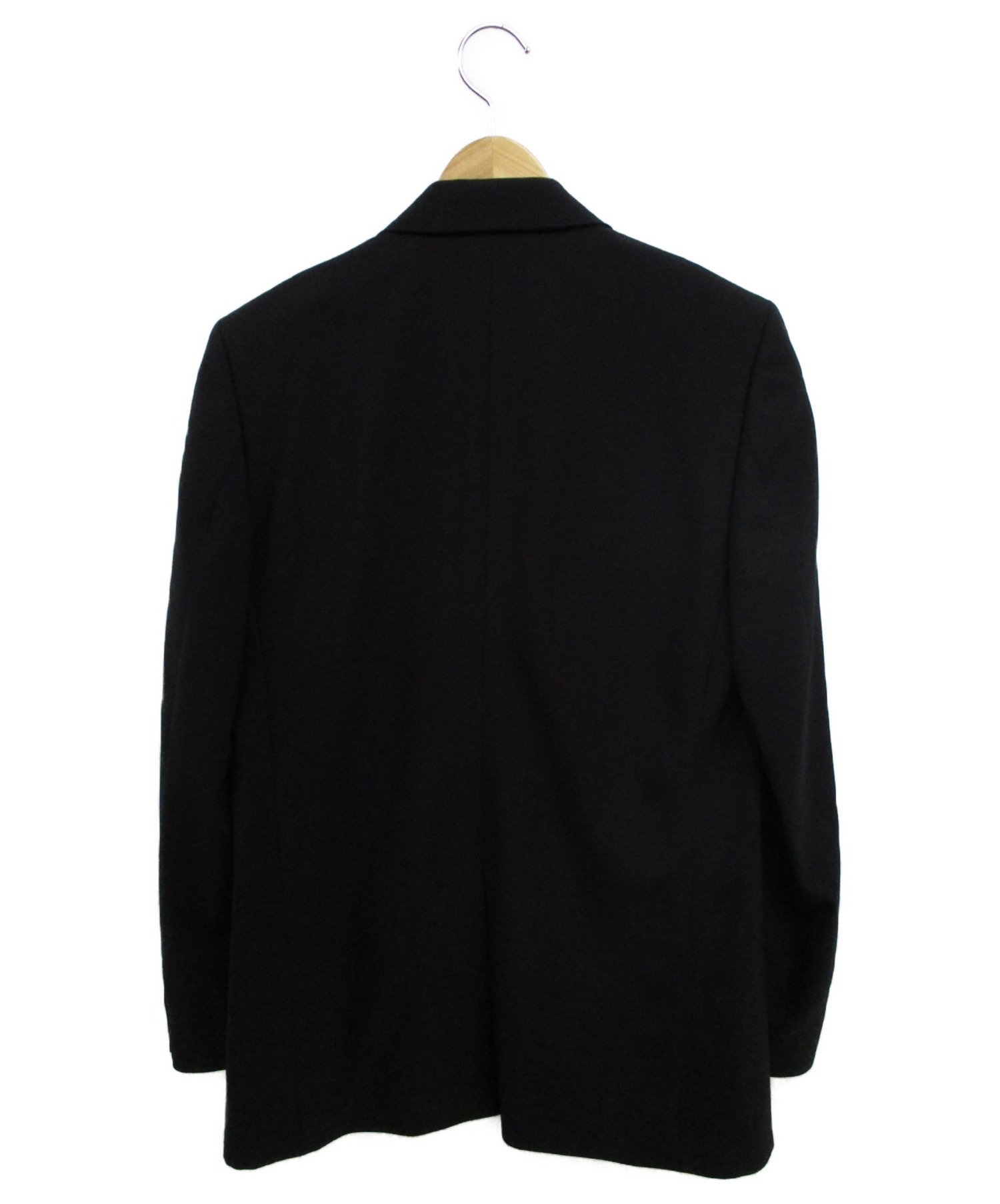 agnes b homme (アニエスベーオム) テーラードジャケット ブラック サイズ:48