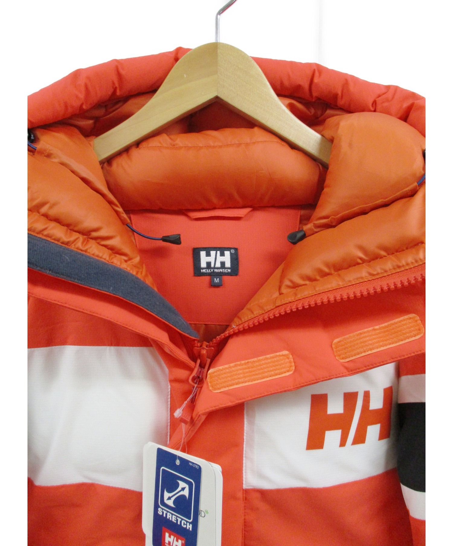 HELLY HANSEN (ヘリーハンセン) ソルトダウンジャケット オレンジ サイズ:M 未使用品